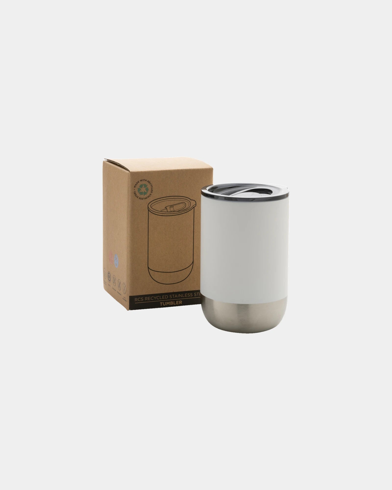 Mug en acier inoxydable recyclé 360ml à personnaliser