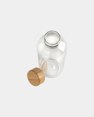 Bouteille rPET 600ml avec couvercle en bambou à personnaliser - 2