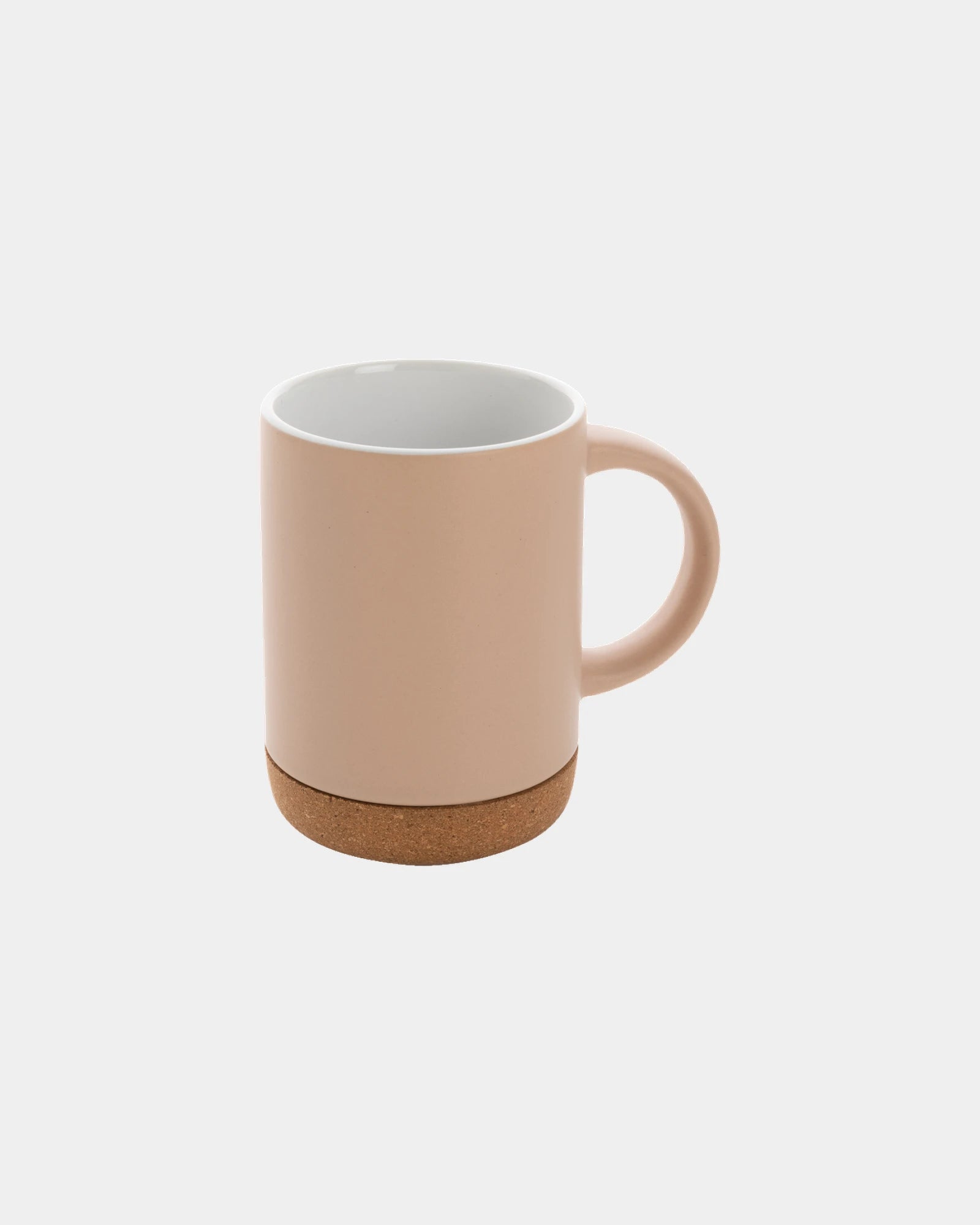 Mug céramique 280ml avec base en liège à personnaliser - Marron