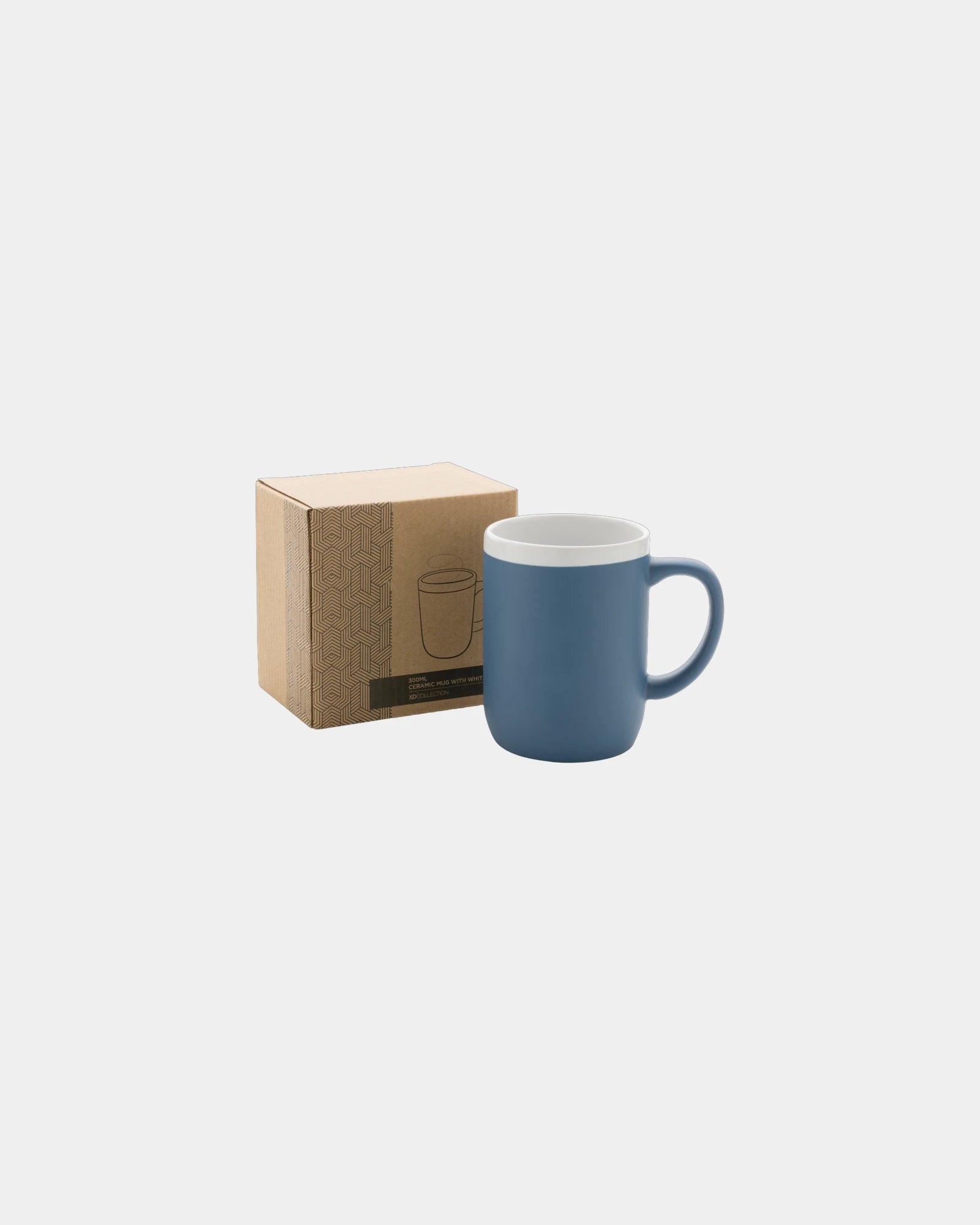 Mug céramique 300ml avec bord blanc à personnaliser - 9
