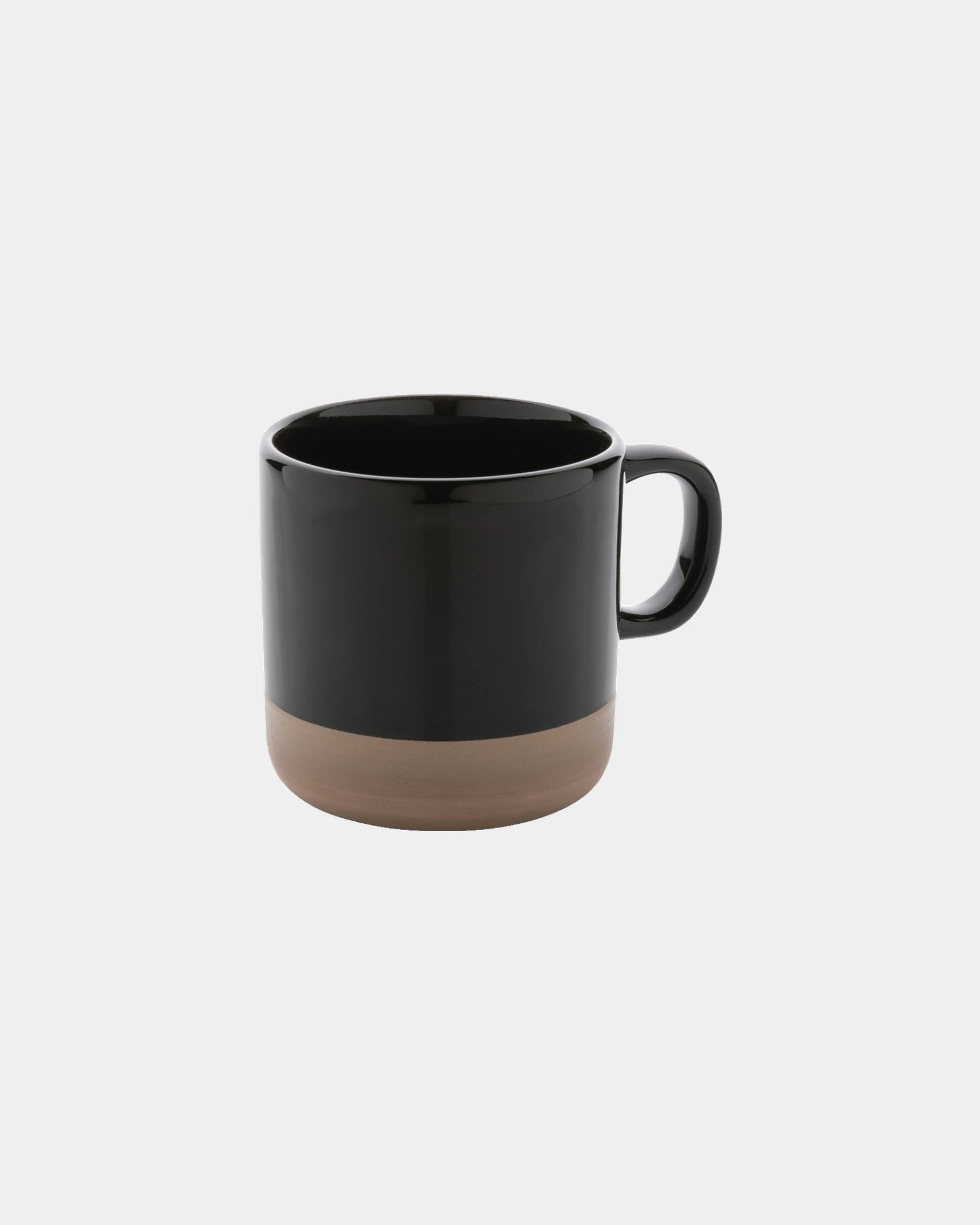Mug céramique émaillée 360ml à personnaliser - Noir