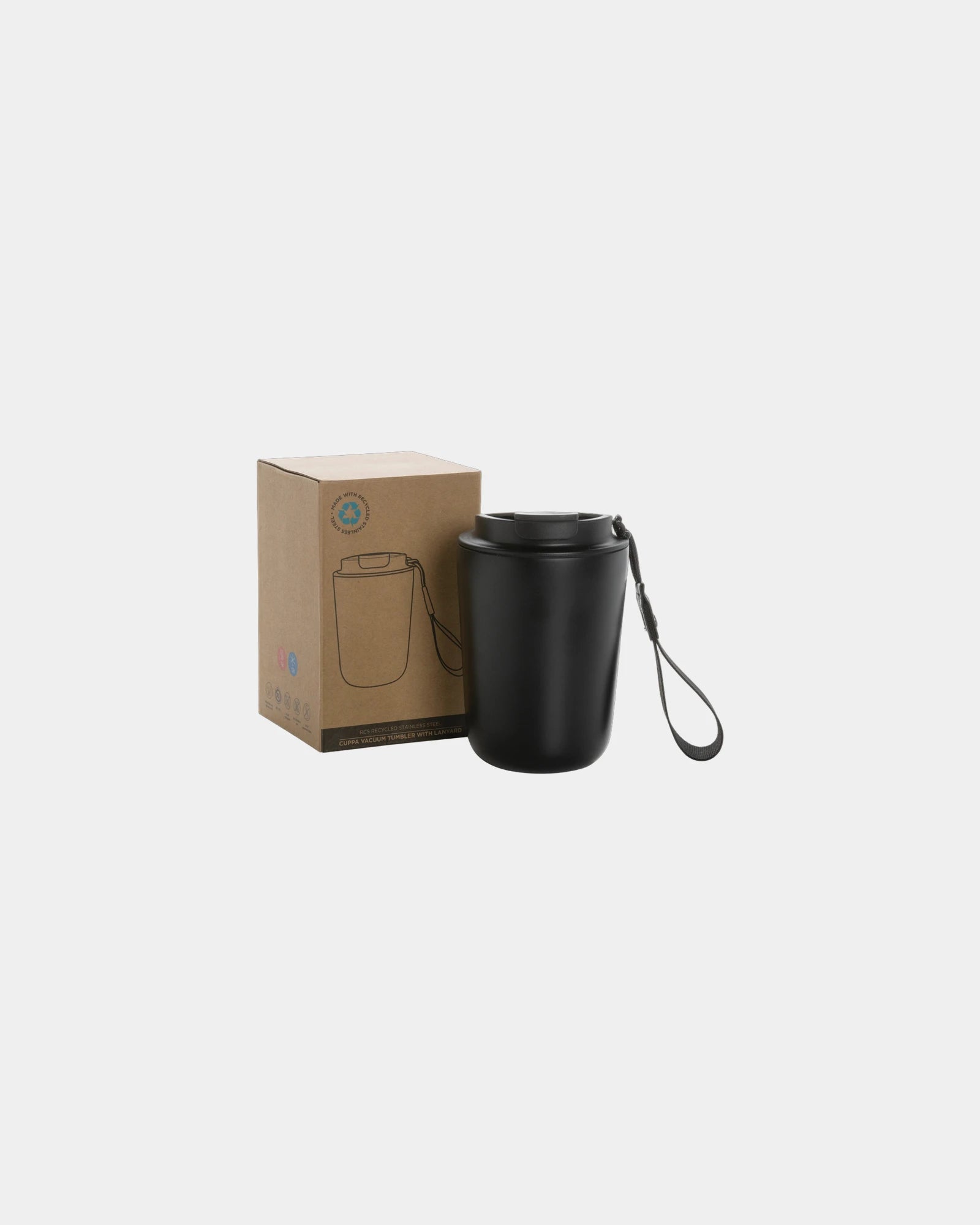 Mug iso en acier inoxydable recyclé 380ml à personnaliser - 1