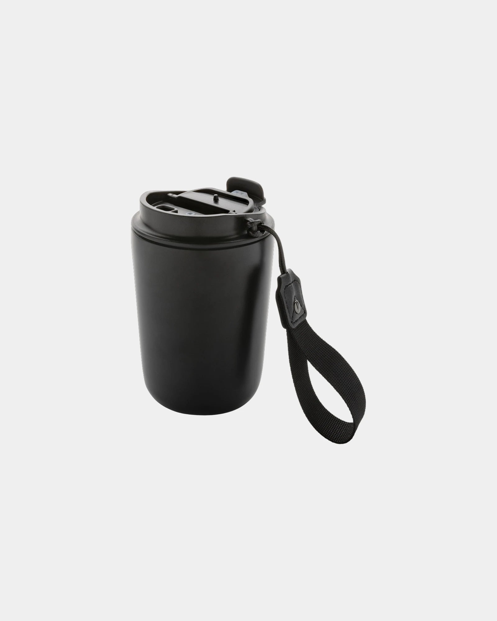 Mug iso en acier inoxydable recyclé 380ml à personnaliser - Noir