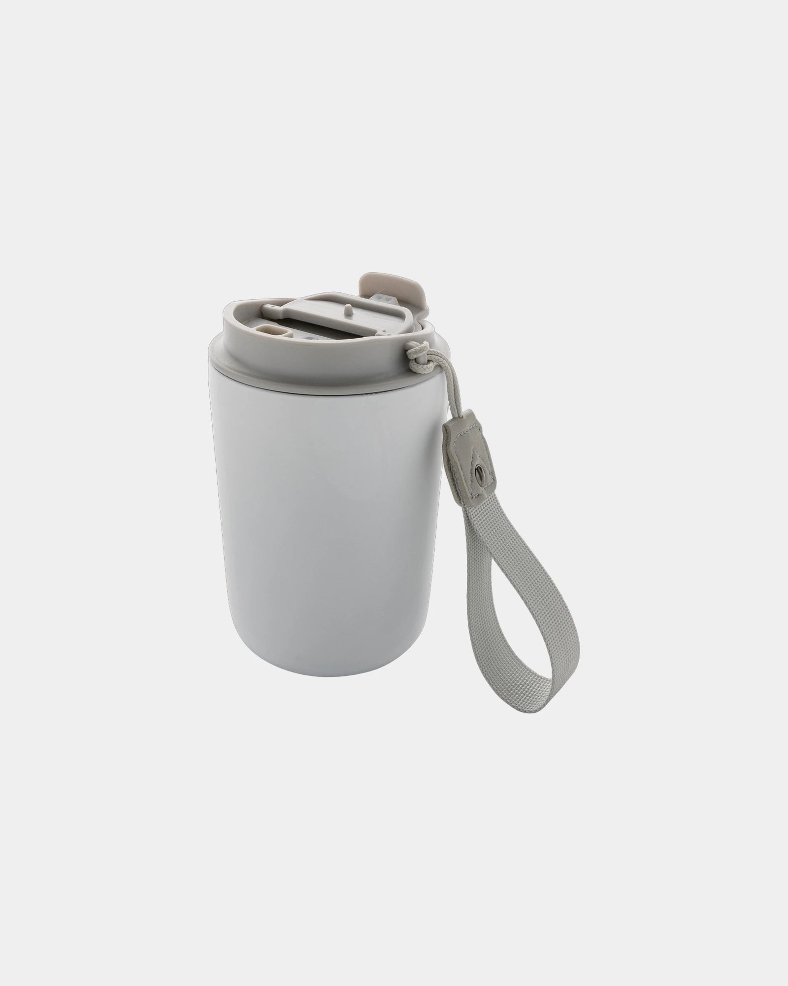 Mug iso en acier inoxydable recyclé 380ml à personnaliser - Blanc