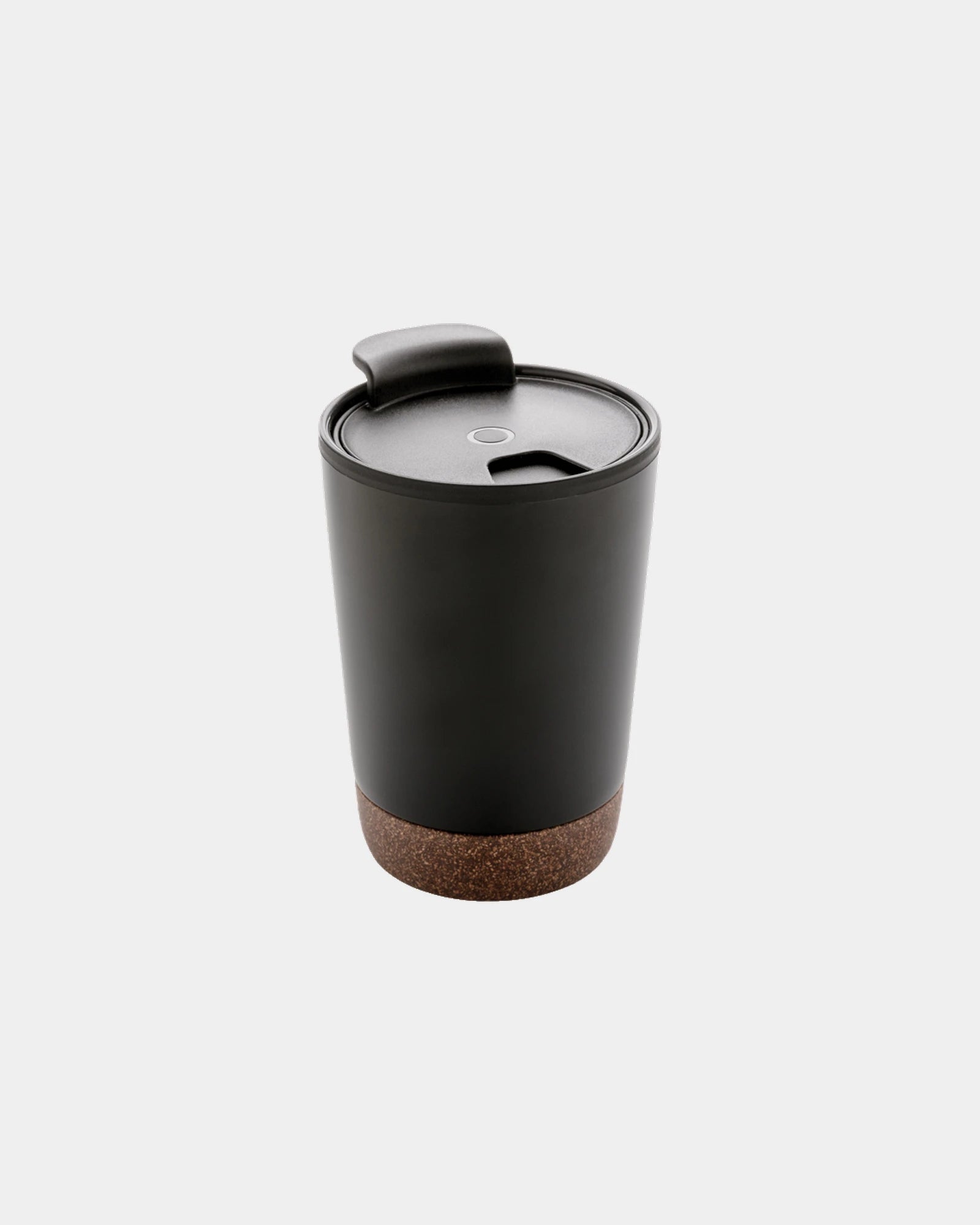 Tasse à café en liège et acier inoxydable à personnaliser - Noir
