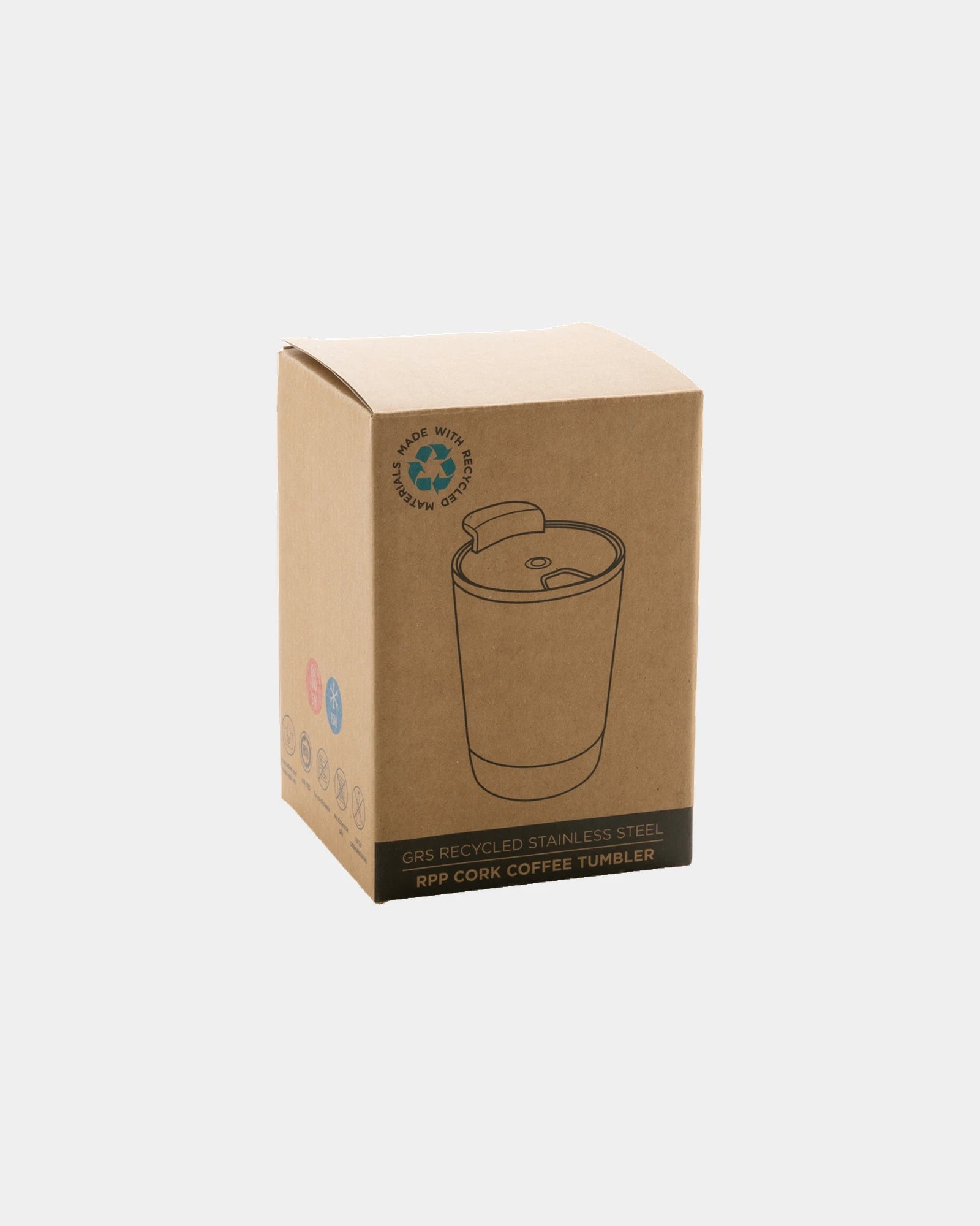Tasse à café en liège et acier inoxydable à personnaliser