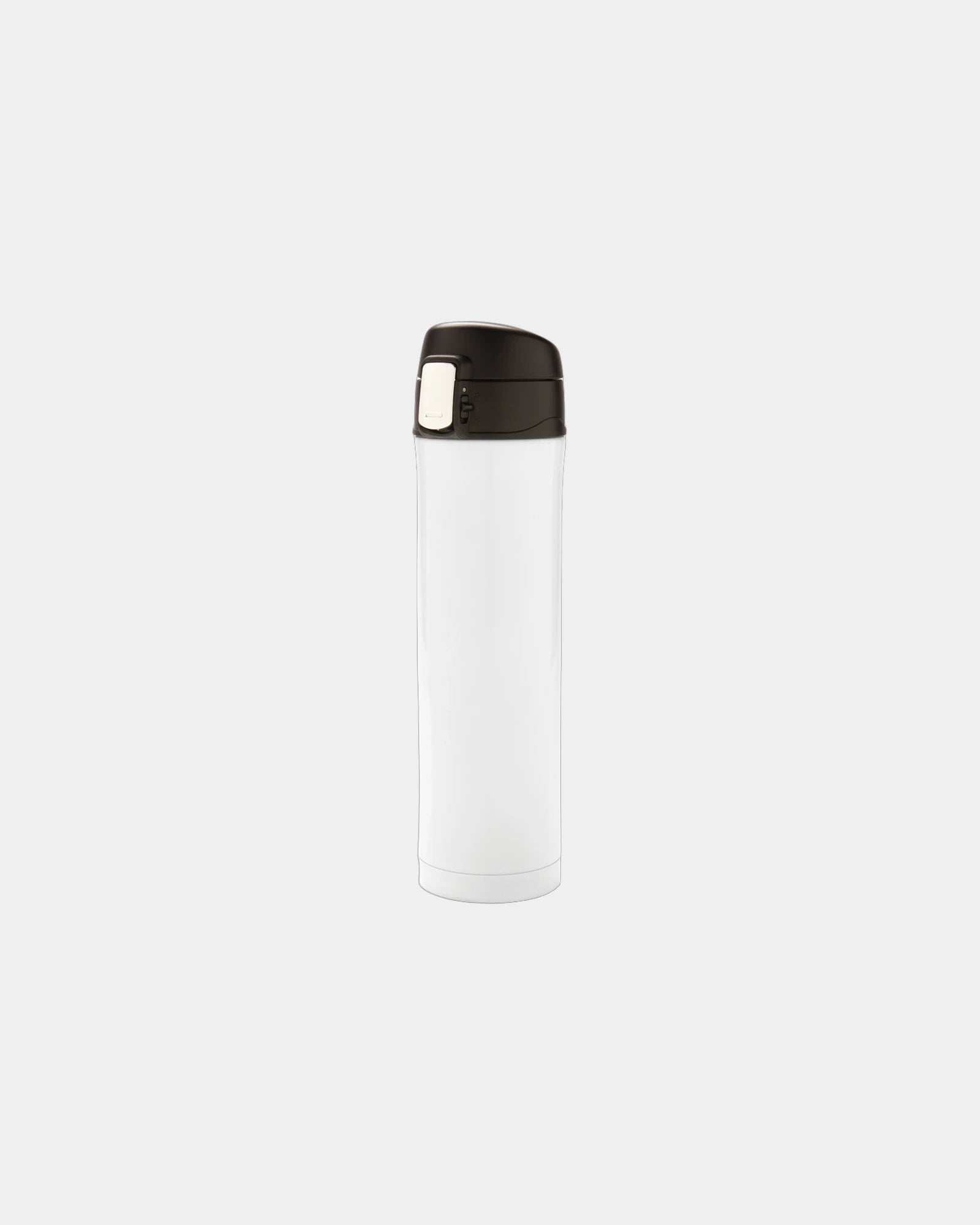 Gourde isotherme acier recyclé 450ml à personnaliser - Blanc