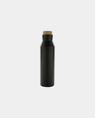Bouteille isotherme acier inoxydable recyclé 600ml à personnaliser - Noir
