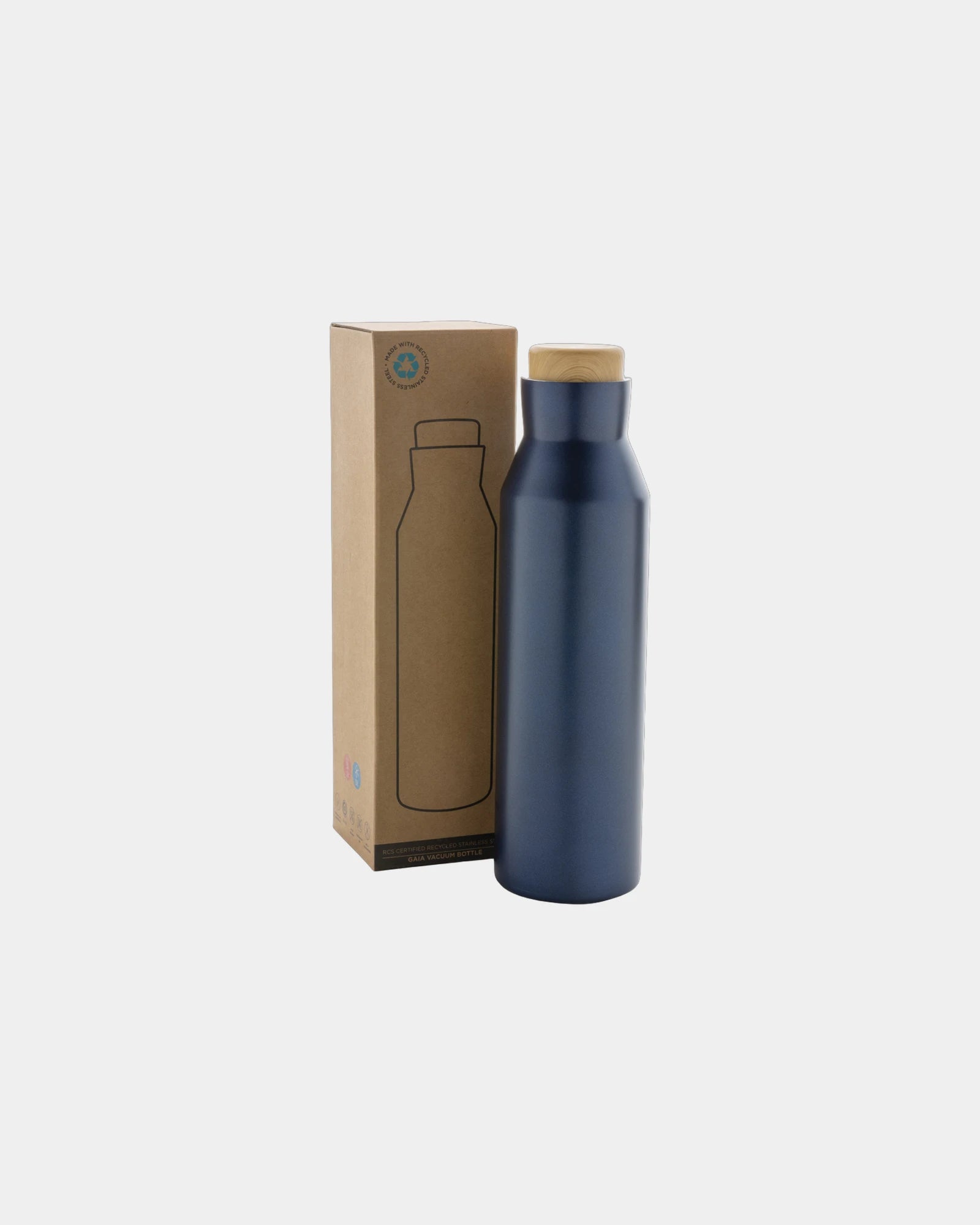 Bouteille isotherme acier inoxydable recyclé 600ml à personnaliser - 15