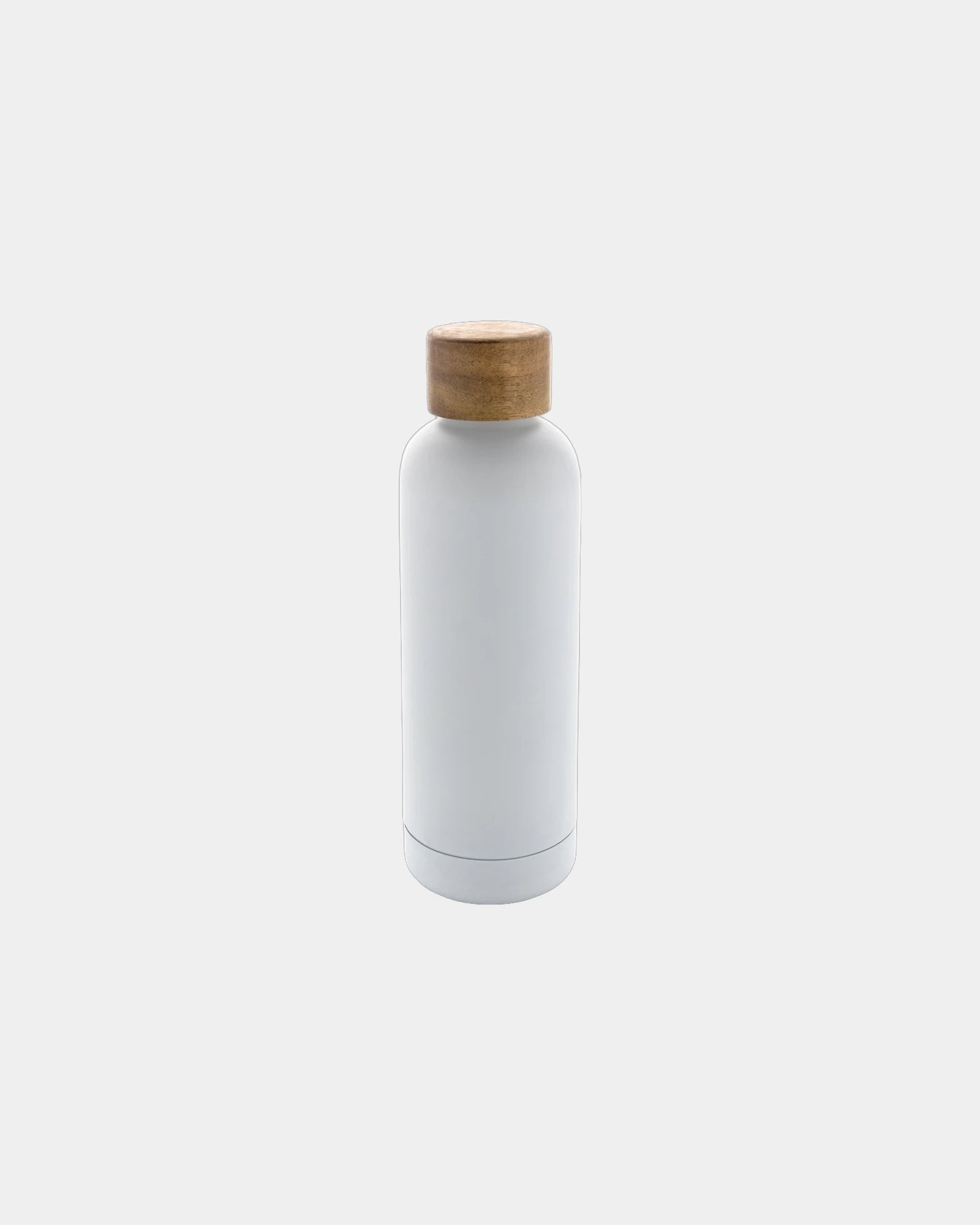 Bouteille isotherme acier inoxydable recyclé 500ml à personnaliser - Blanc