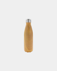 Bouteille isotherme acier effet bois 500ml à personnaliser - 1