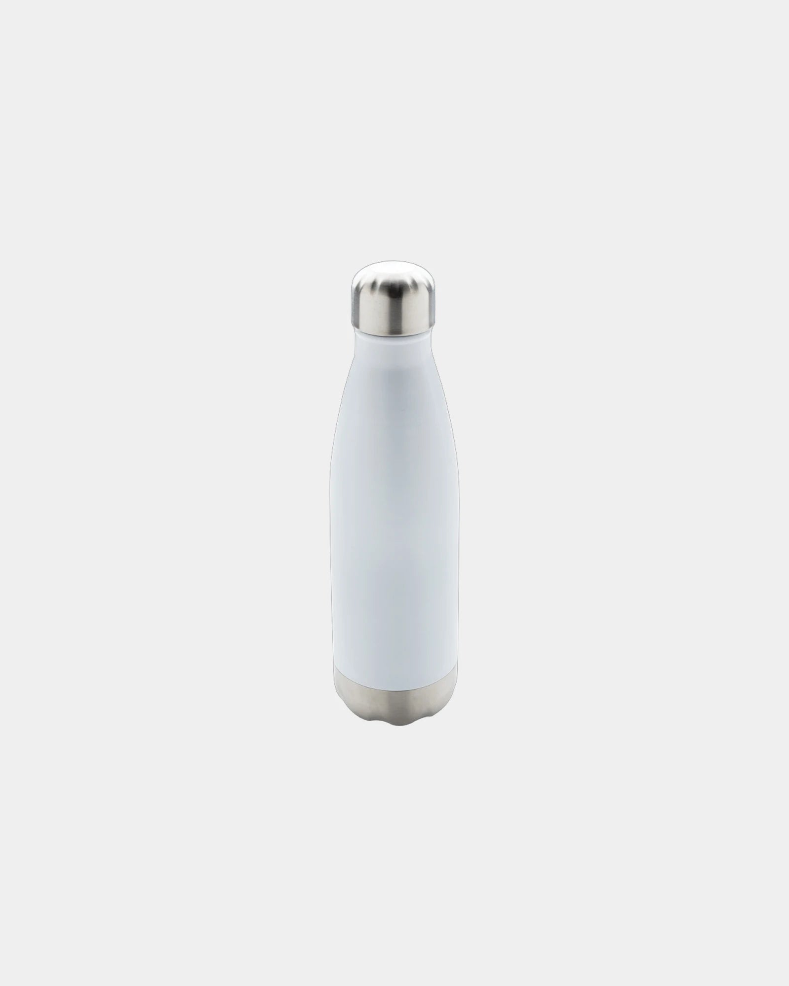 Bouteille isotherme acier 500ml à personnaliser - Blanc