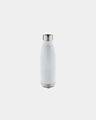 Bouteille isotherme acier 500ml à personnaliser - Blanc