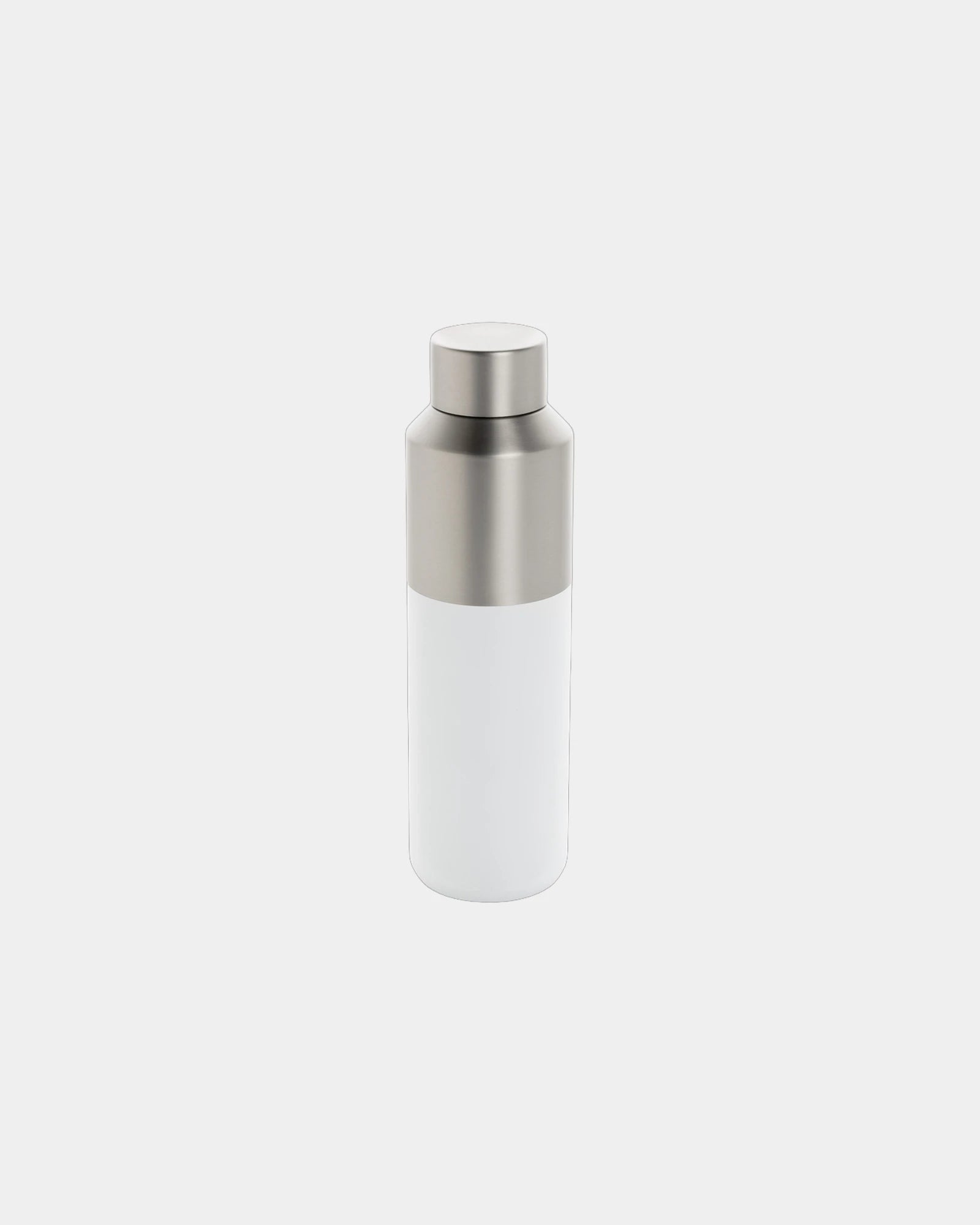 Bouteille d'eau acier recyclé 600ml à personnaliser - Blanc