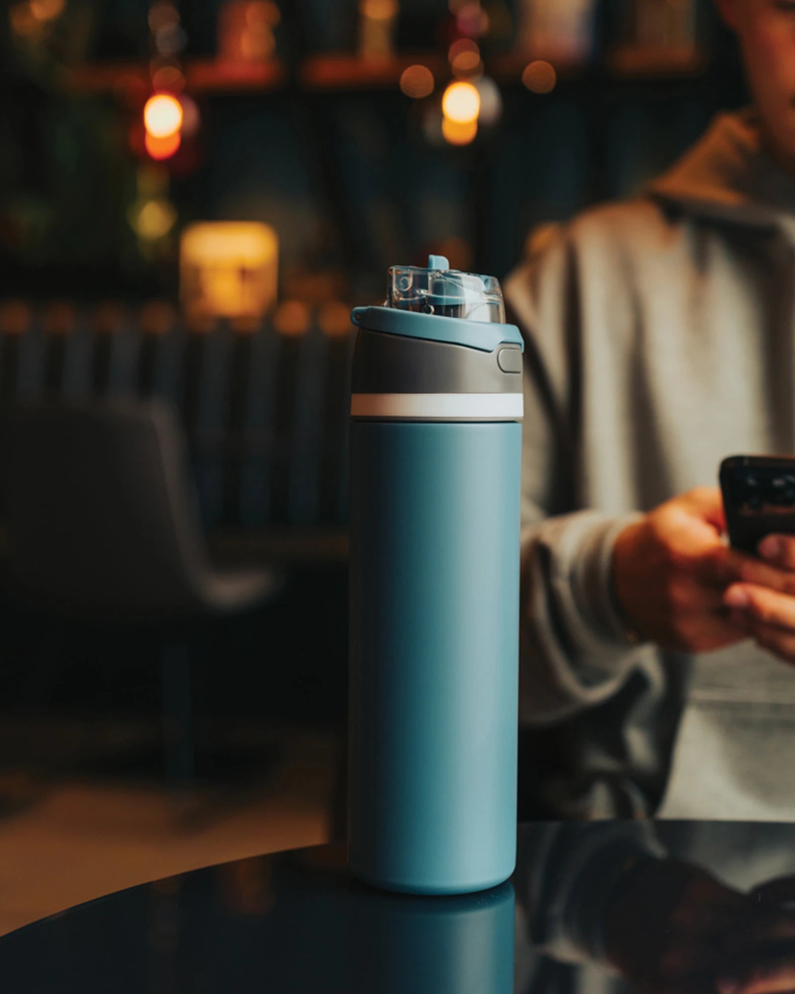 Bouteille étanche acier recyclé 720ml Omni Sip à personnaliser - 22