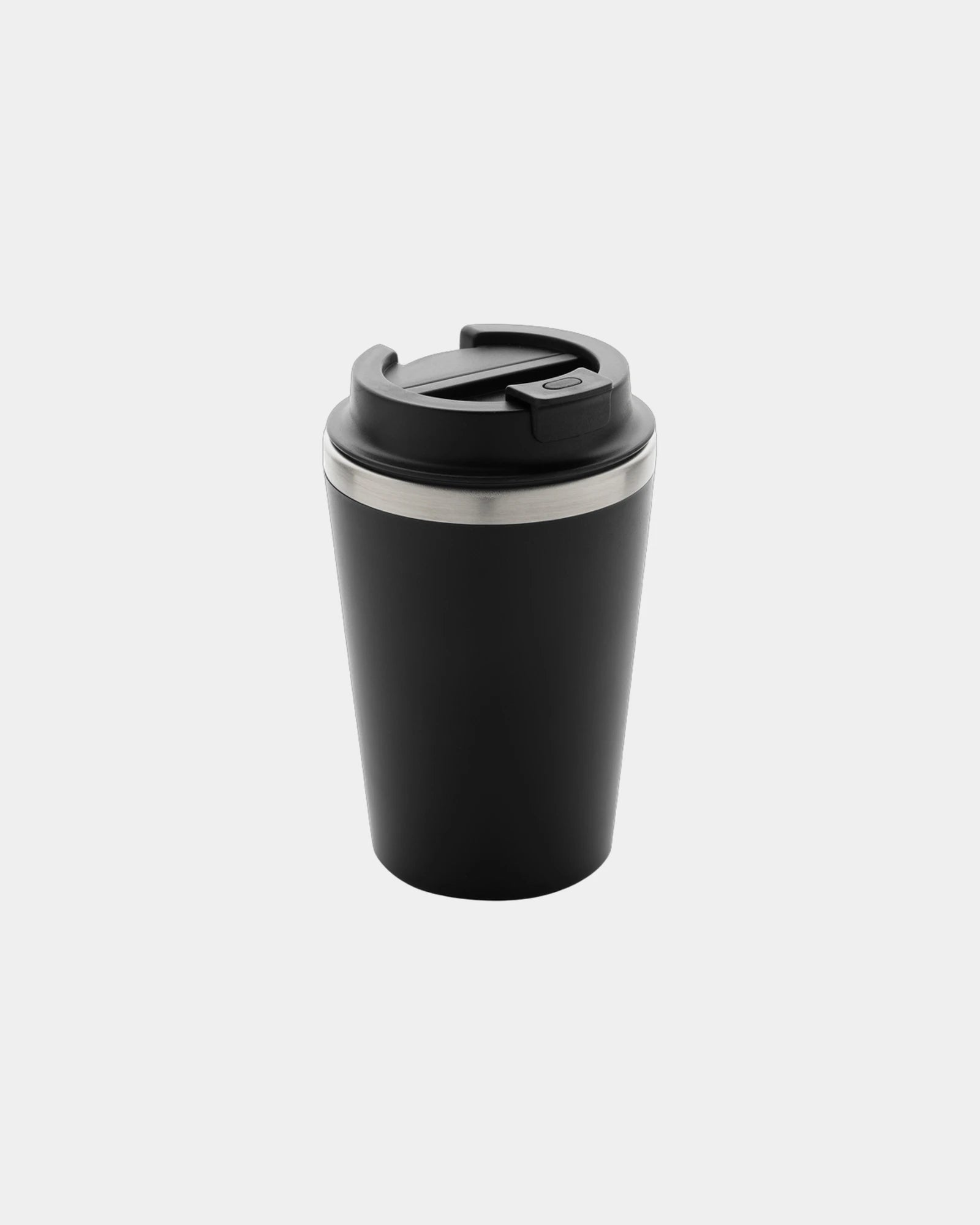 Mug 350ml PP recyclé à double paroi à personnaliser - Noir