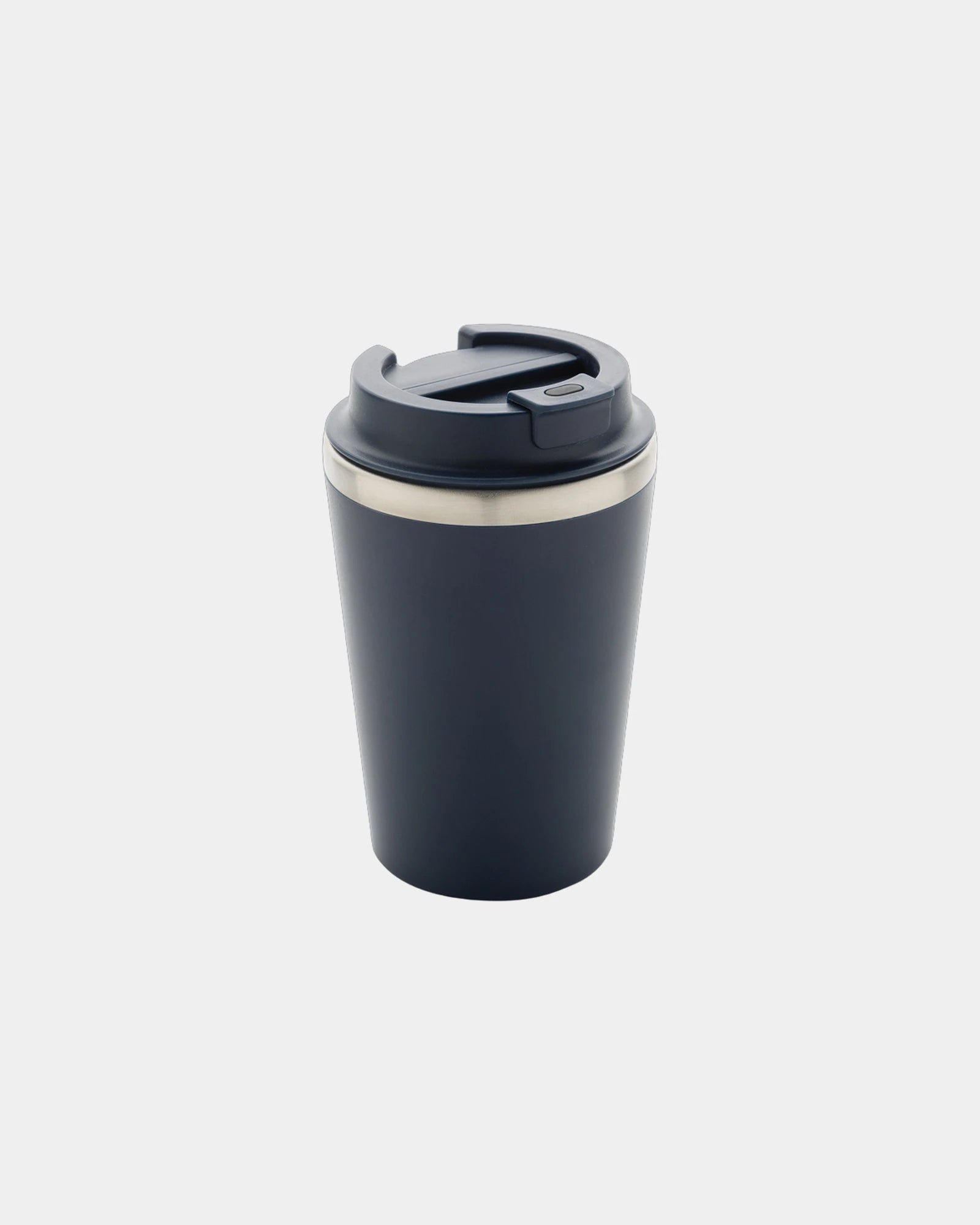 Mug 350ml PP recyclé à double paroi à personnaliser - Bleu Marine