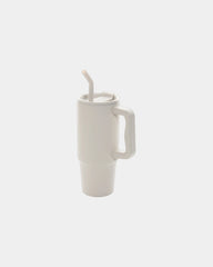 Mug isotherme acier inoxydable recyclé 900ml à personnaliser - Beige