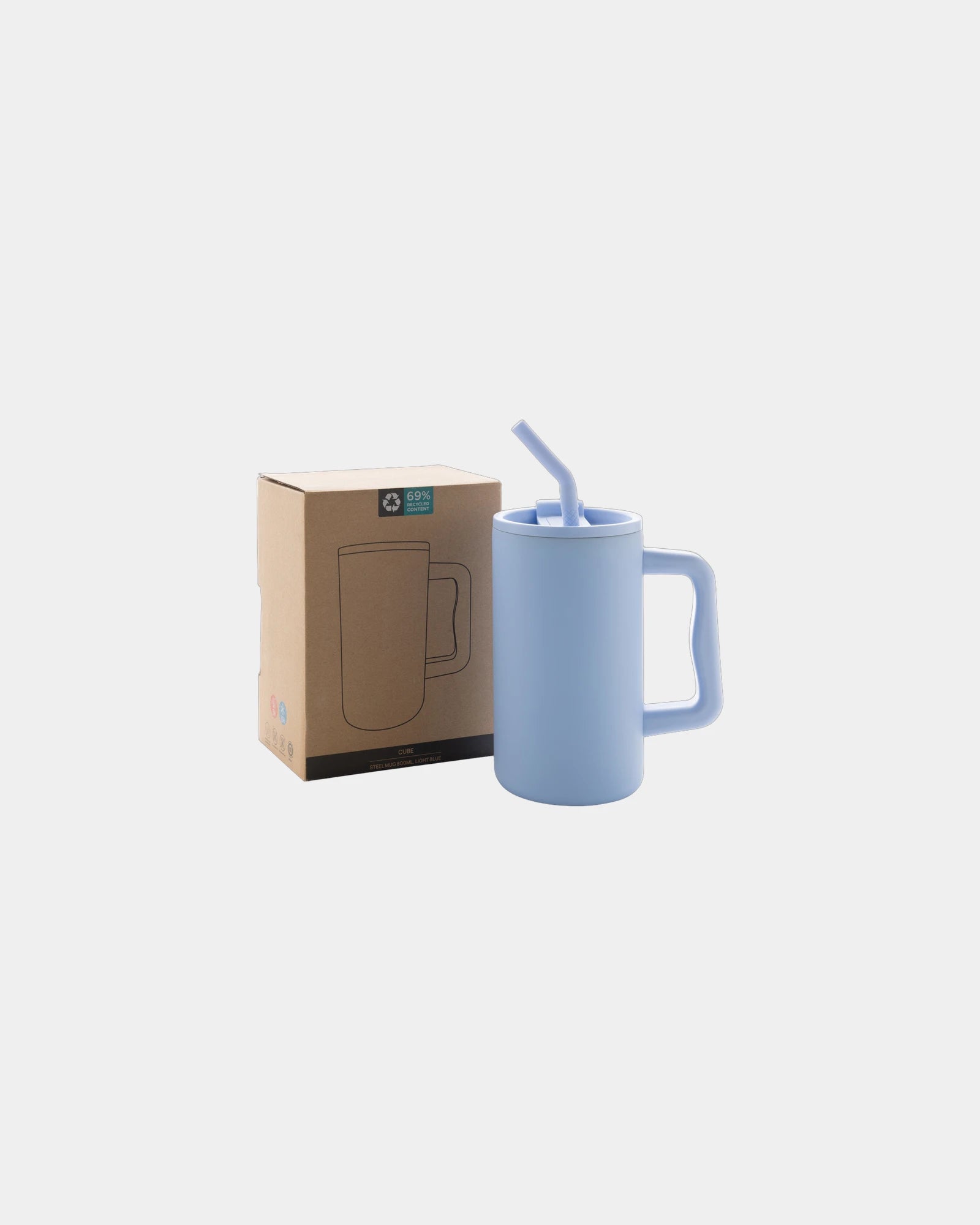 Mug 800ml acier recyclé à personnaliser - 18
