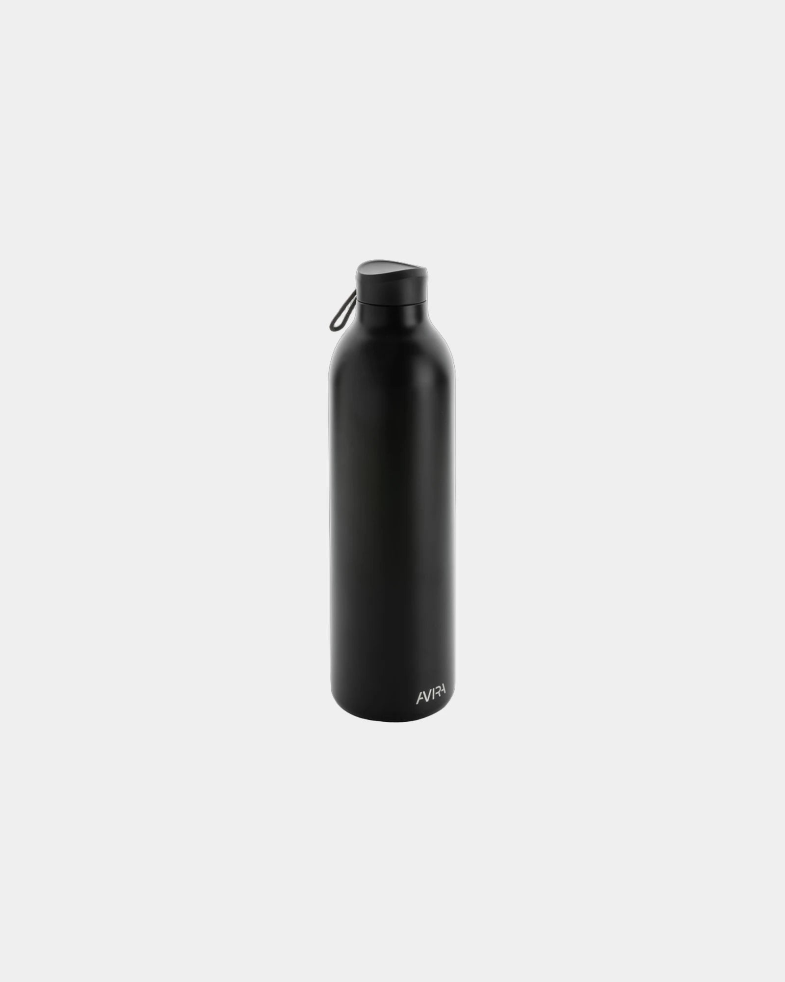 Bouteille isotherme acier recyclé Avior 1L à personnaliser - Noir