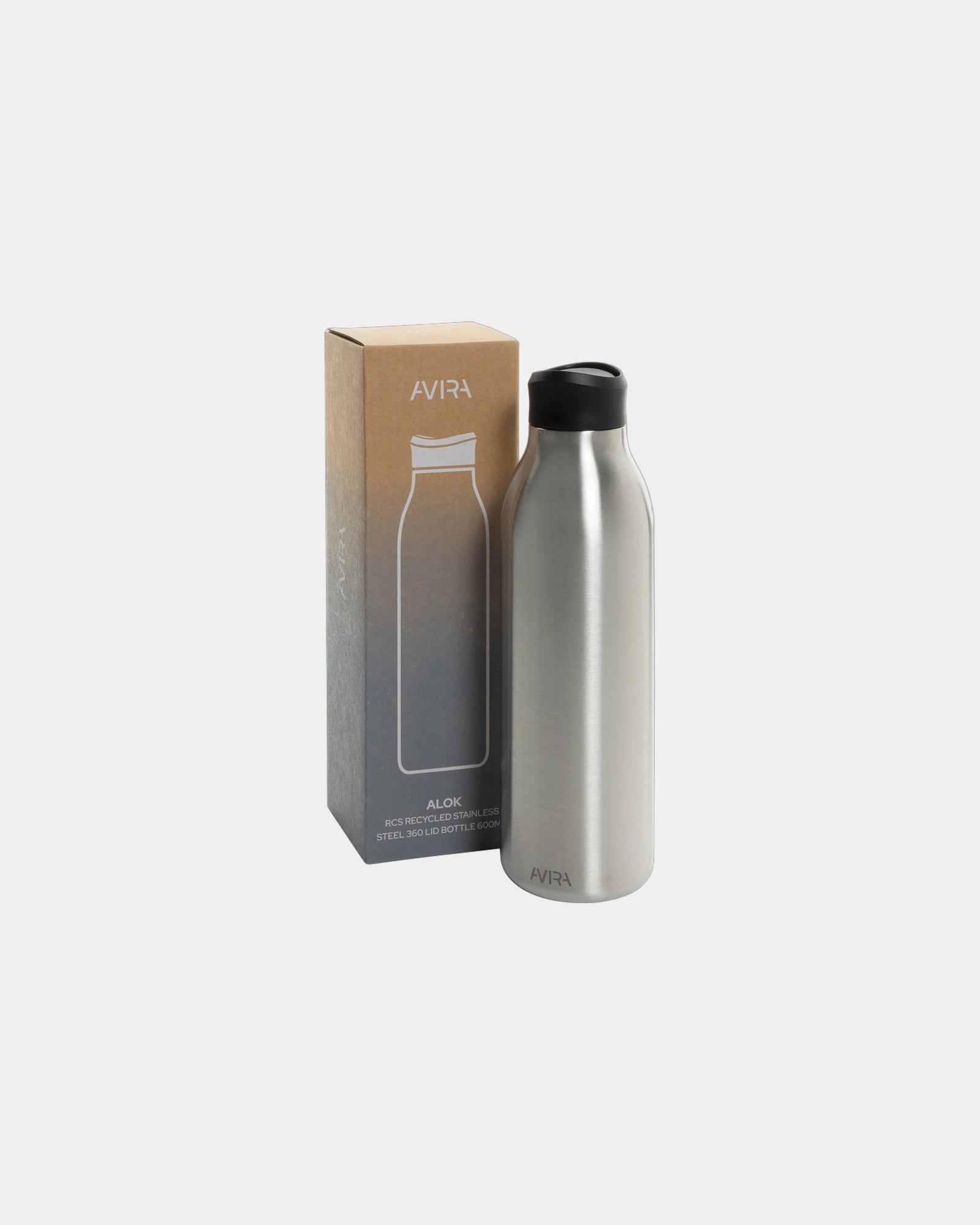 Bouteille d'eau acier recyclé Alok 600ml à personnaliser - 15