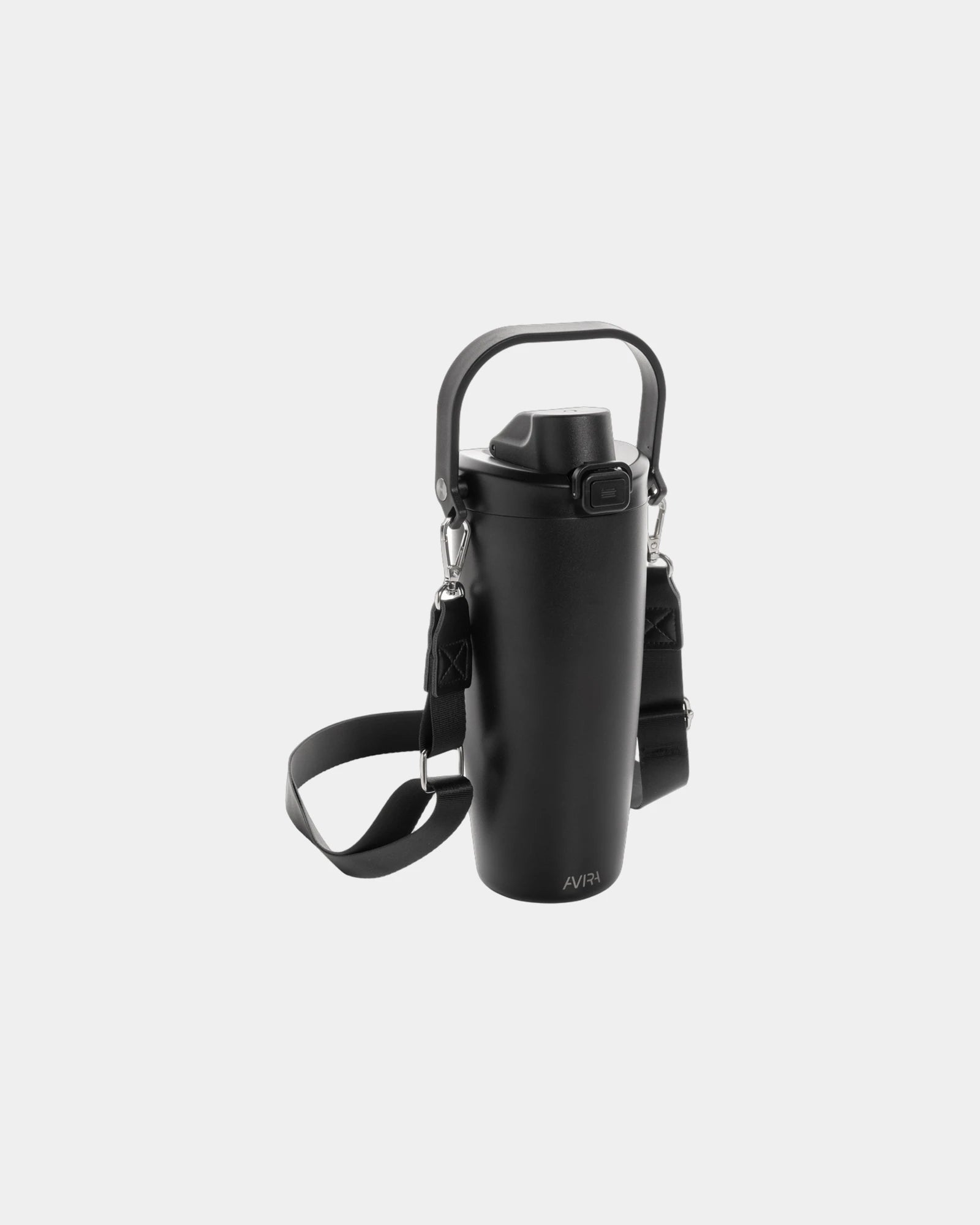 Gourde acier recyclé Avira Ayala 600ml à personnaliser - Noir