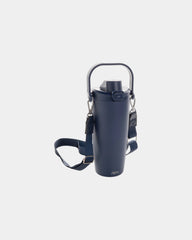 Gourde acier recyclé Avira Ayala 600ml à personnaliser - Bleu Marine