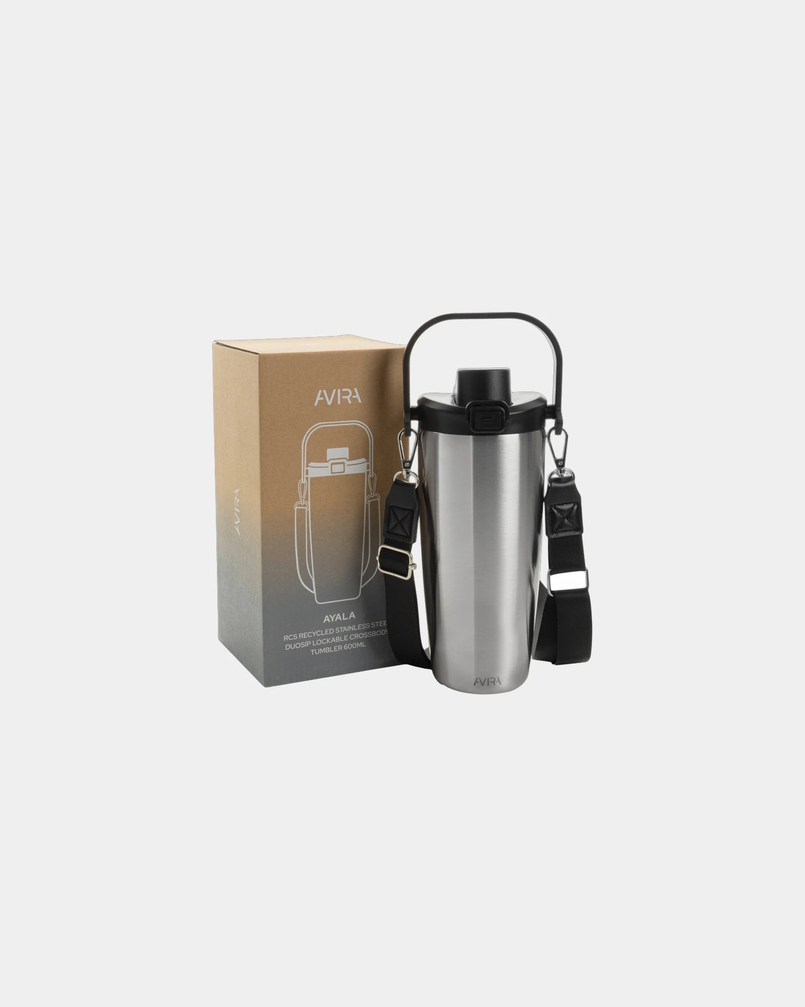 Gourde acier recyclé Avira Ayala 600ml à personnaliser - 11