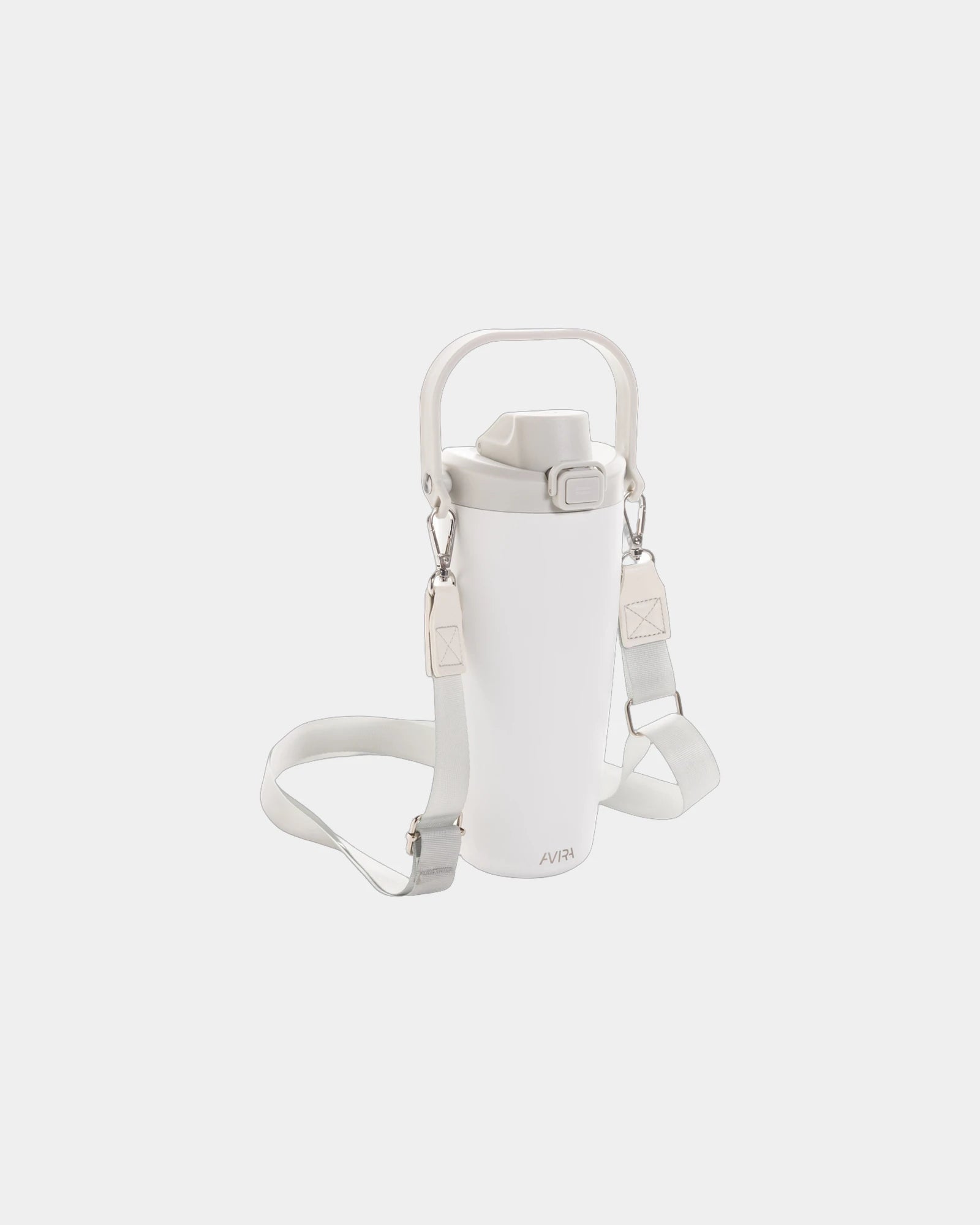Gourde acier recyclé Avira Ayala 600ml à personnaliser - Blanc