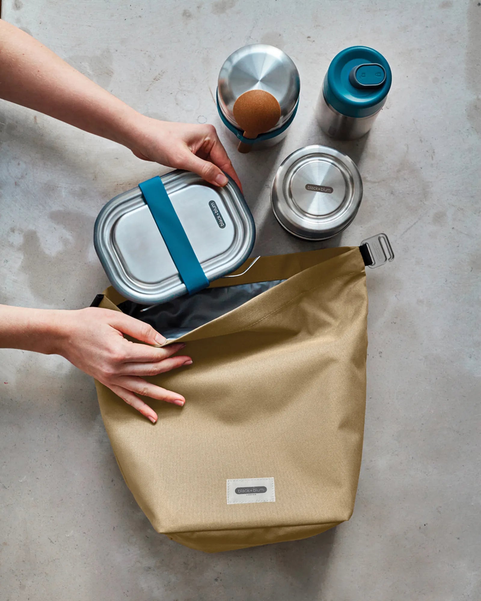 Sac lunch isotherme rPET Black + Blum 6,7L à personnaliser - 28