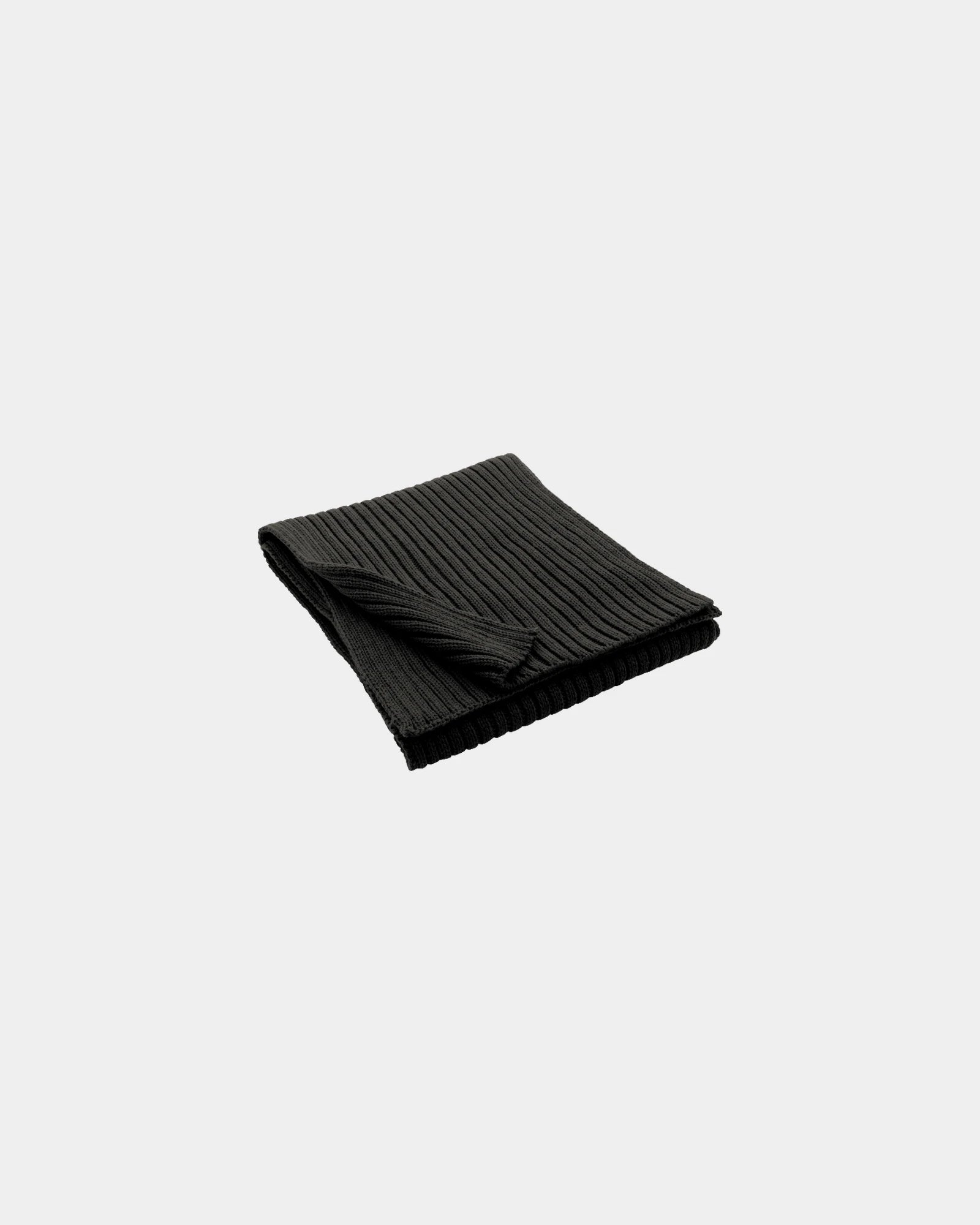Écharpe tricotée Polylana® 180x25cm à personnaliser - Noir