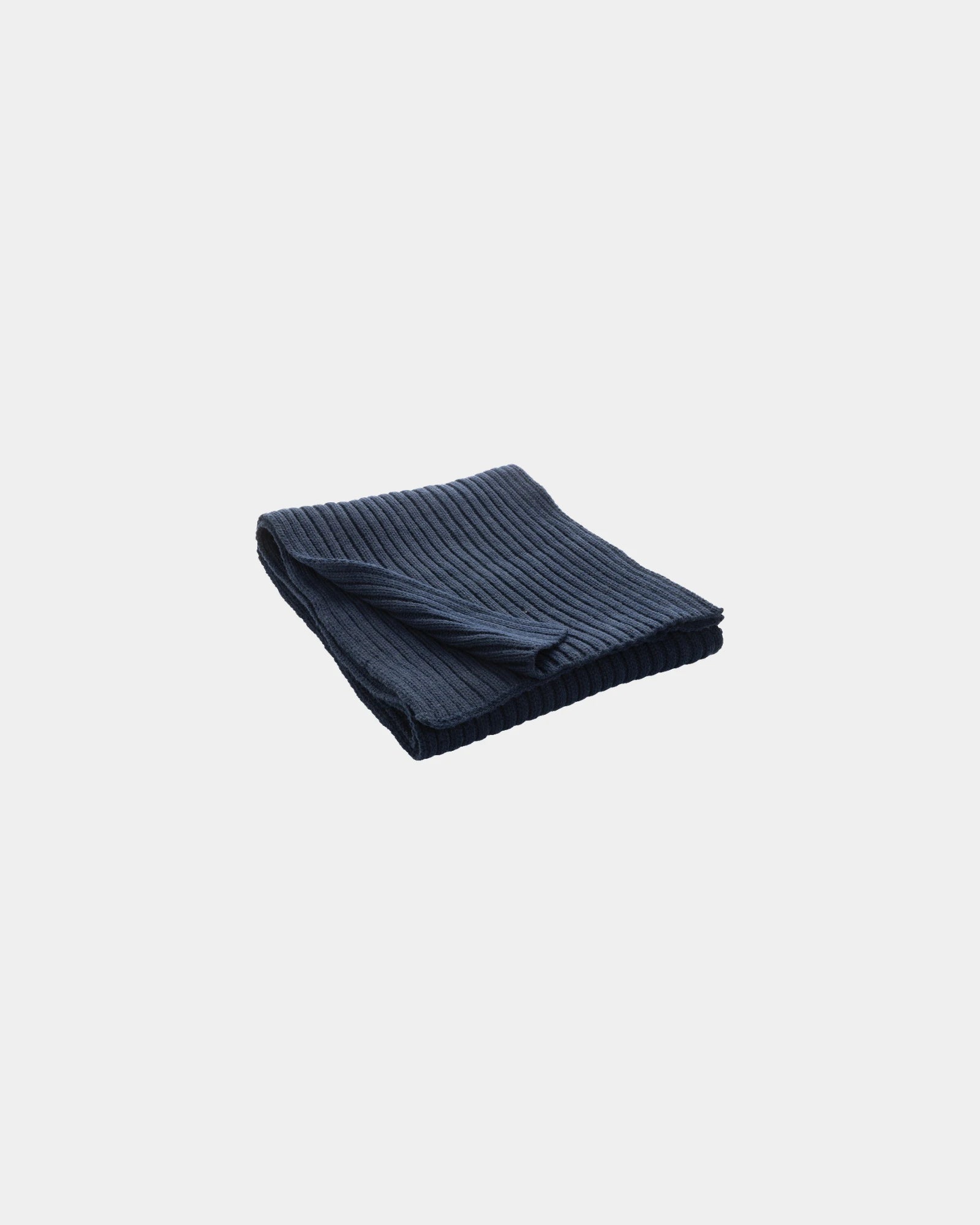 Écharpe tricotée Polylana® 180x25cm à personnaliser - Bleu Marine