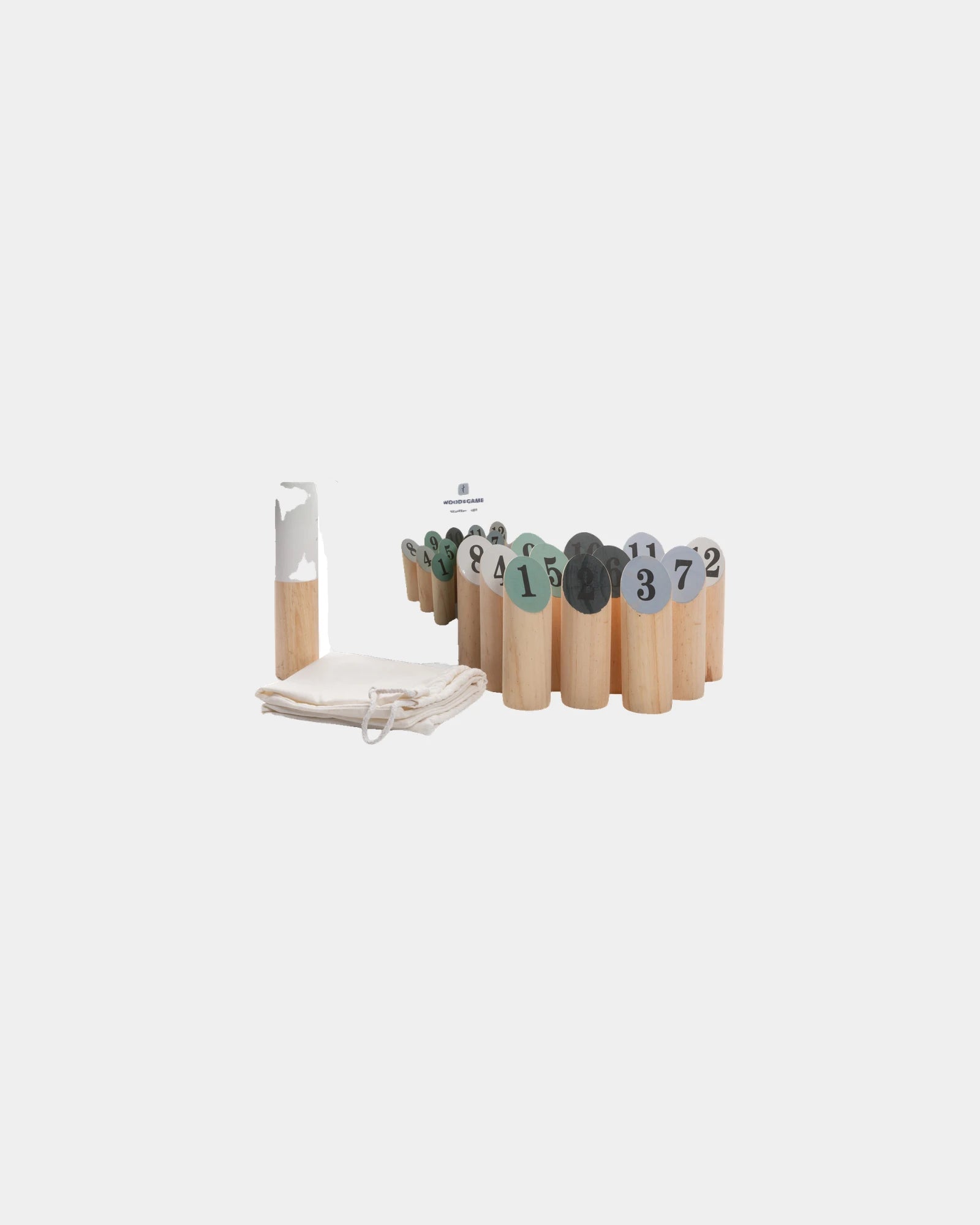 Jeu de quilles scandinaves en bois à personnaliser