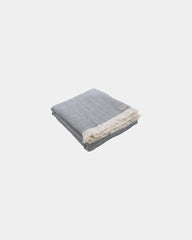 Serviette coton recyclé 100x180cm à personnaliser - Bleu Marine