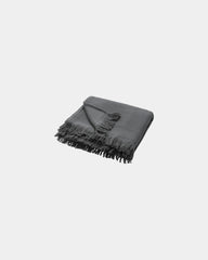 Serviette hammam coton recyclé 100x180cm à personnaliser - Antracite