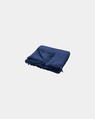 Serviette hammam coton recyclé 100x180cm à personnaliser - Bleu Marine