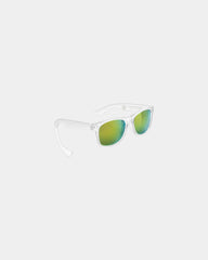Lunettes de soleil en PC recyclé à personnaliser - Blanc