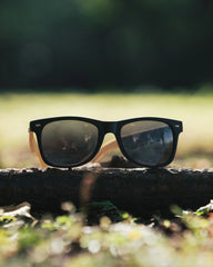Lunettes de soleil en bambou et plastique recyclé à personnaliser - 4