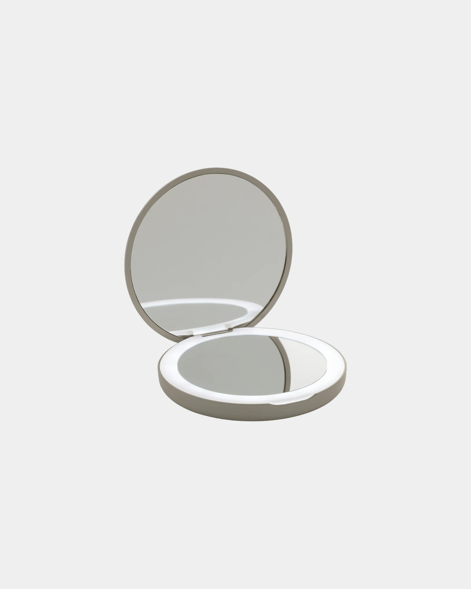 Miroir maquillage LED recyclé RCS Lumora à personnaliser - Beige