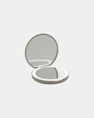 Miroir maquillage LED recyclé RCS Lumora à personnaliser - Beige