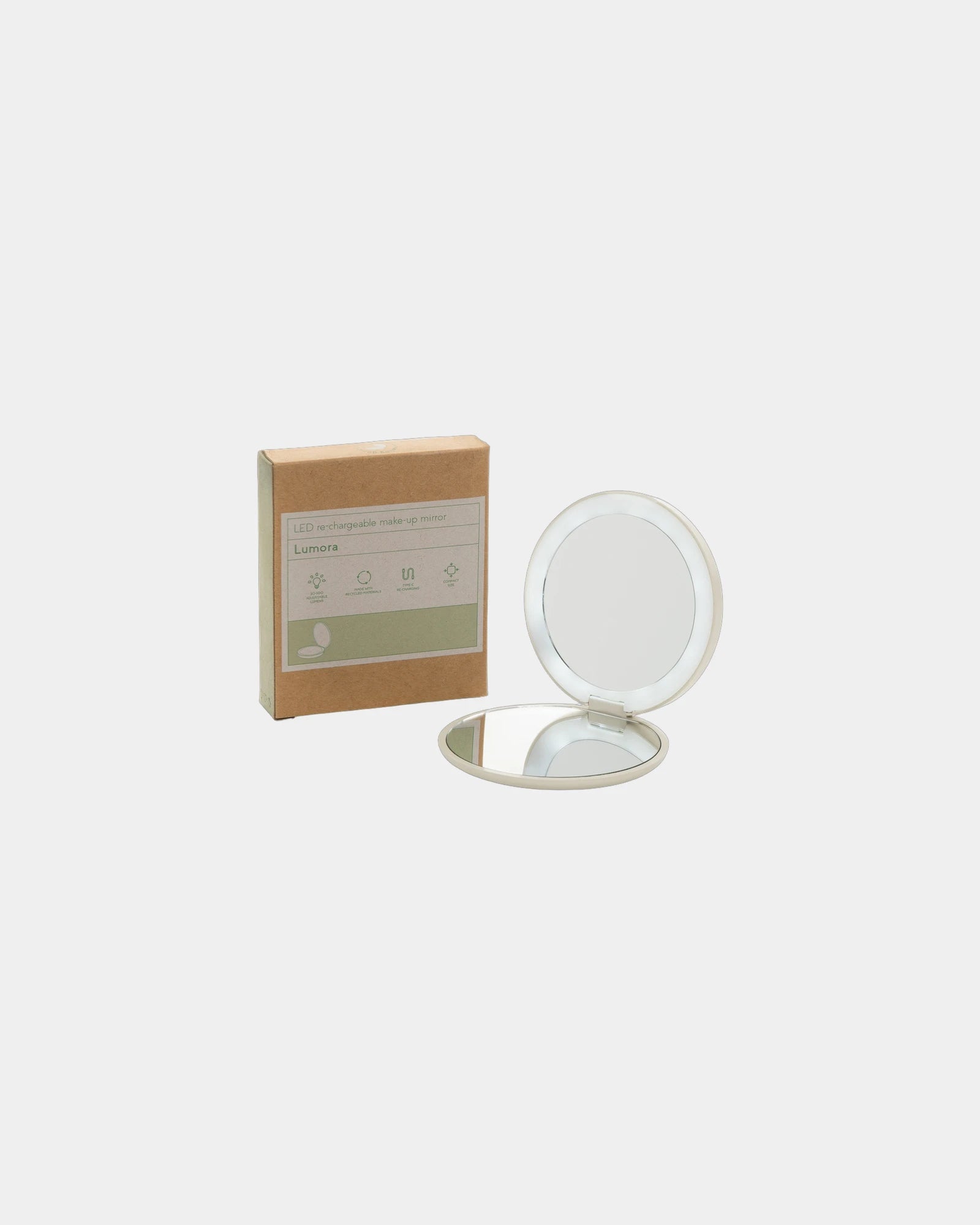 Miroir maquillage LED recyclé RCS Lumora à personnaliser - 2
