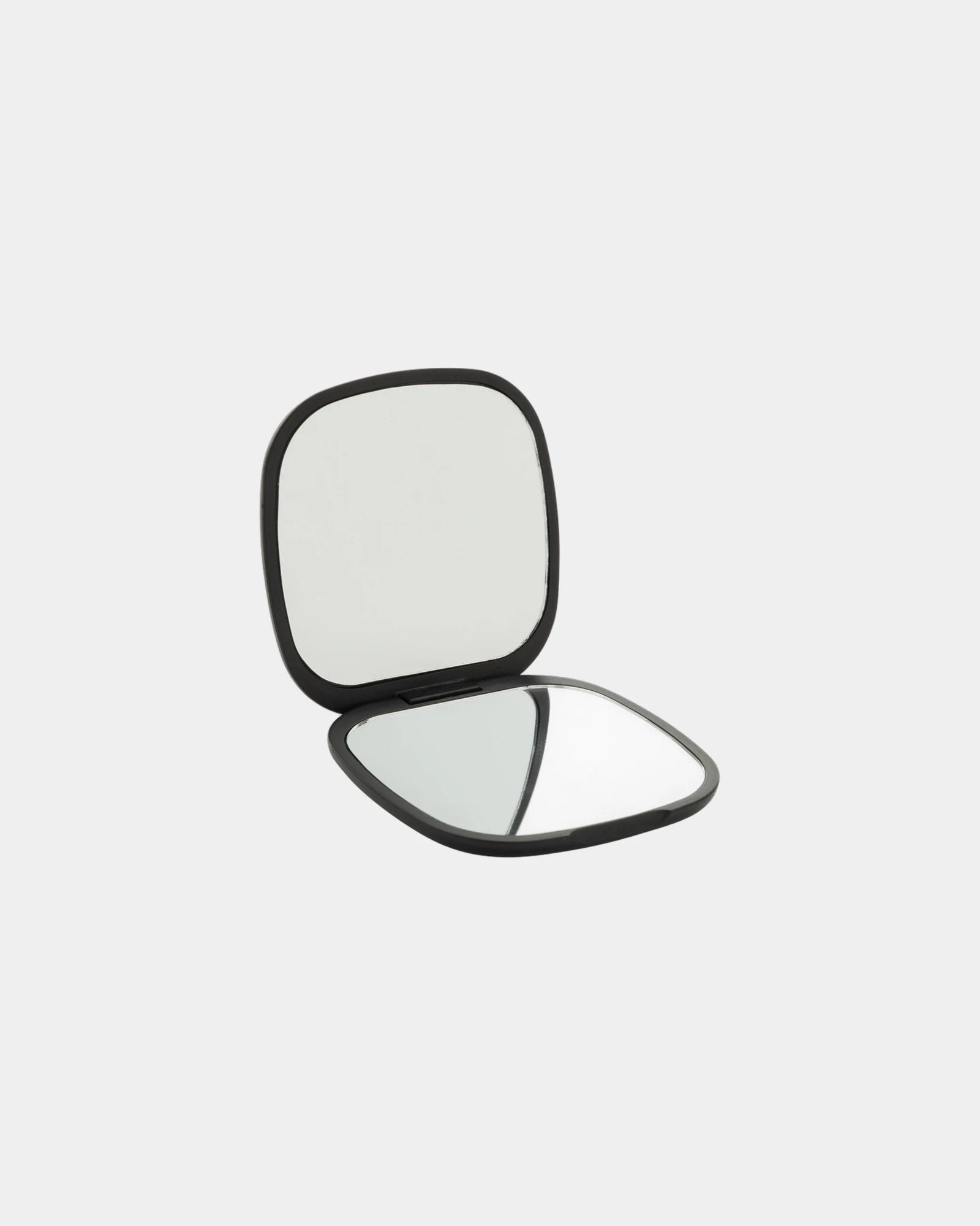 Miroir de poche plastique recyclé RCS à personnaliser - Noir