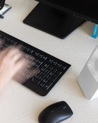 Ventilateur de bureau recyclé ABS Aervina à personnaliser - 10