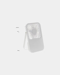 Ventilateur de bureau recyclé ABS Aervina à personnaliser - 7
