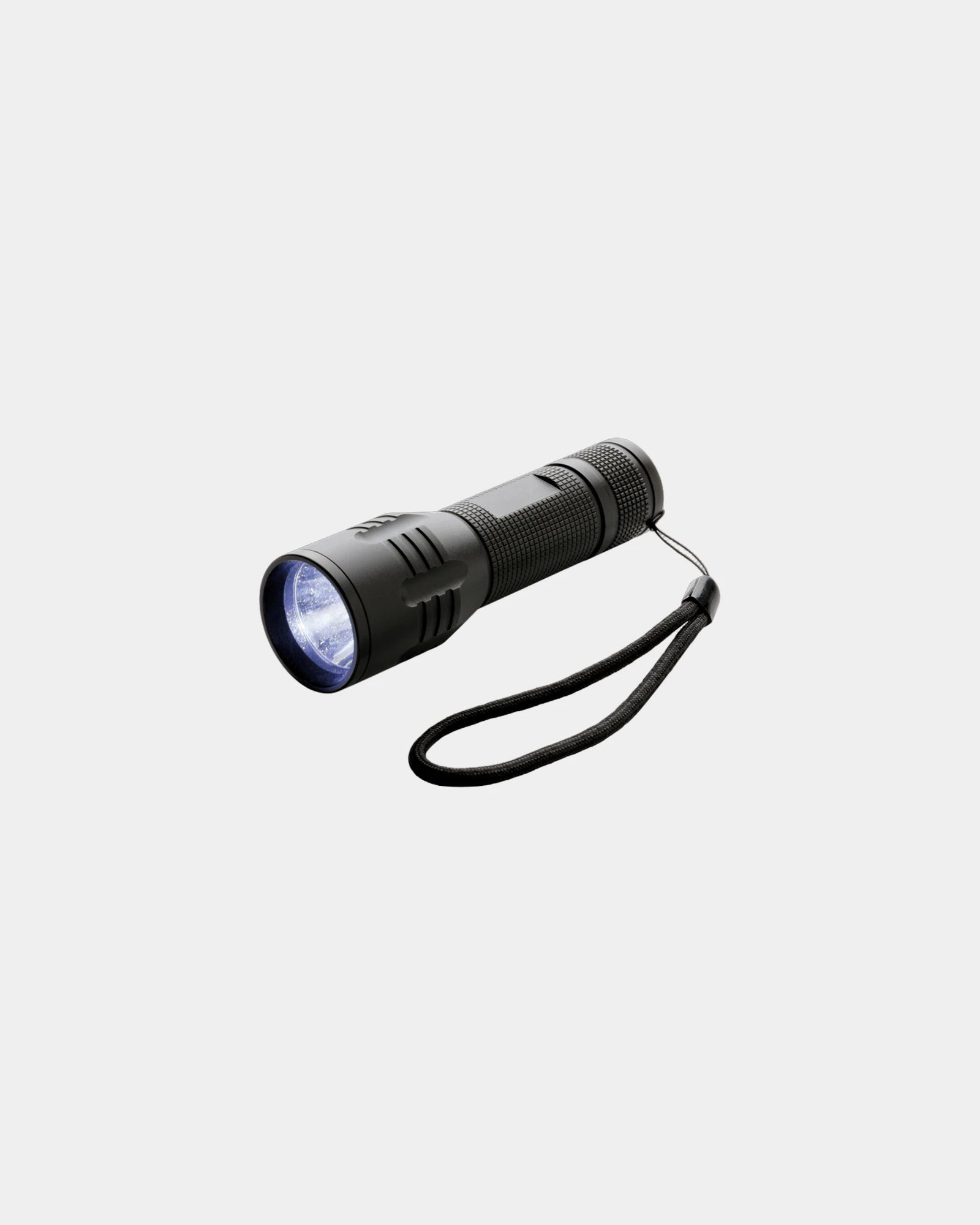 Lampe torche aluminium 100 lumens à personnaliser - Noir