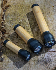 Lampe torche ABS recyclé et bambou 3W à personnaliser - 6