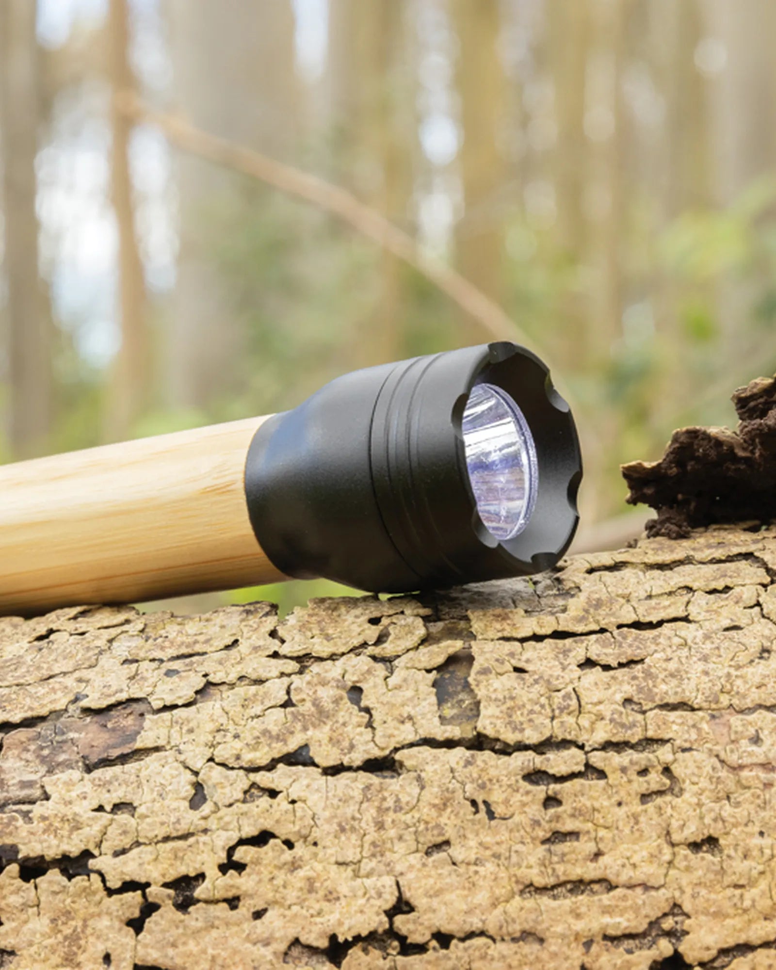 Lampe torche ABS recyclé et bambou 3W à personnaliser - 4