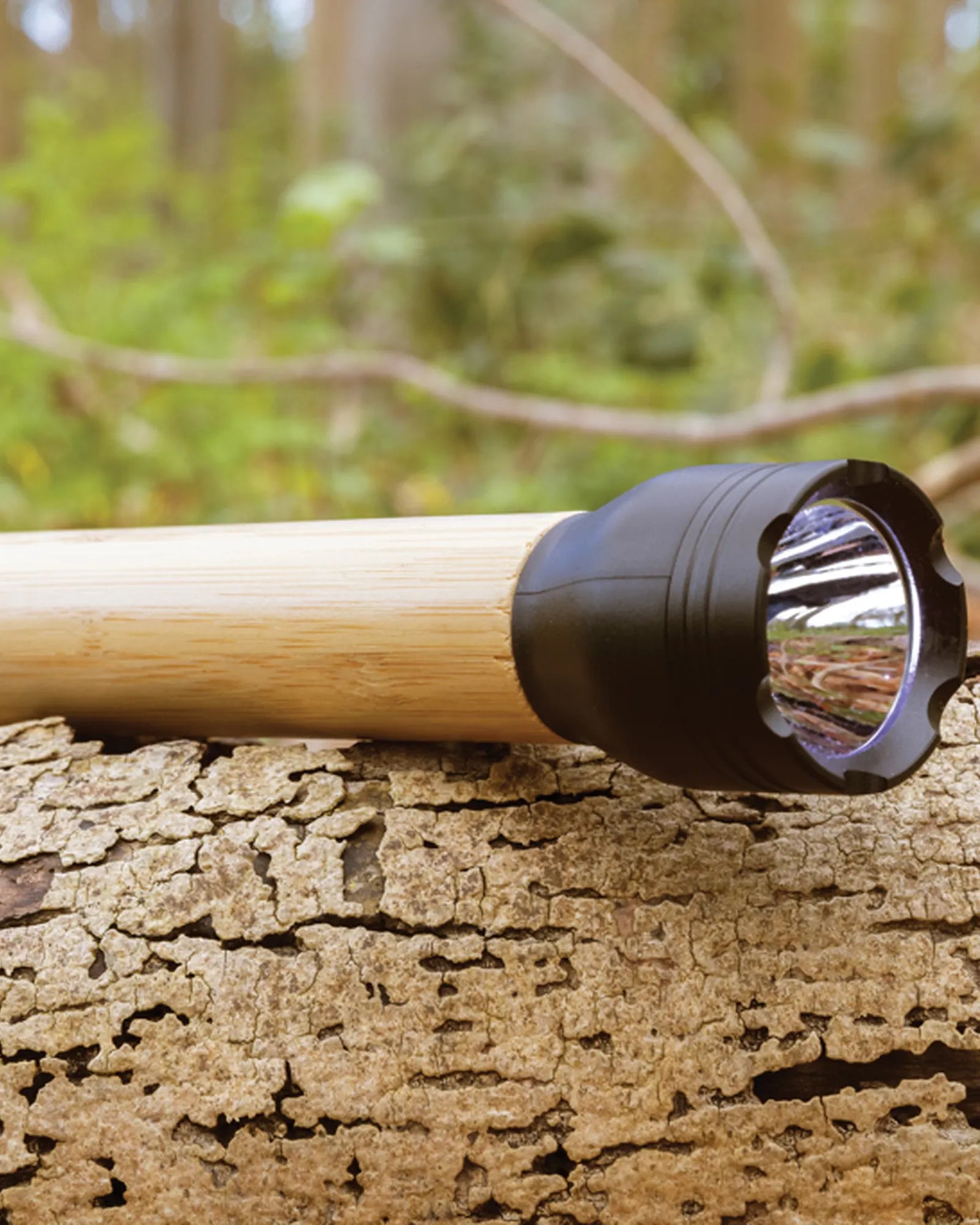 Lampe torche ABS recyclé et bambou 5W à personnaliser - 4