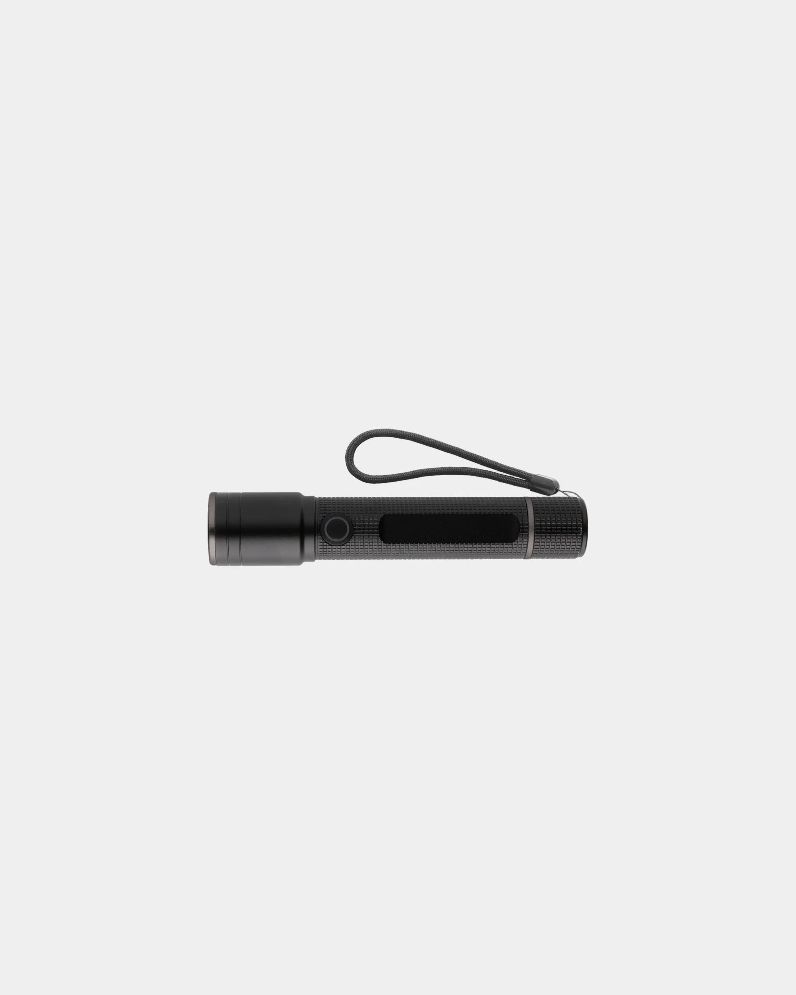 Lampe torche aluminium recyclé 3W à personnaliser - Noir