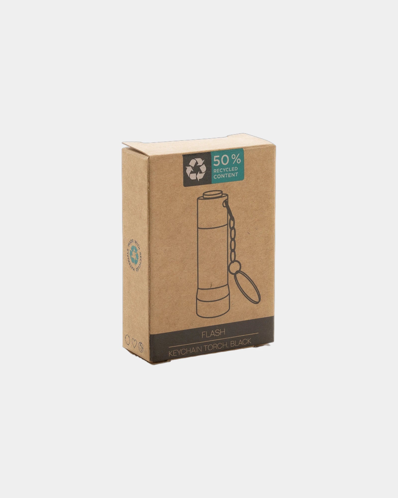 Porte-clés torche aluminium recyclé RCS Flash - 4